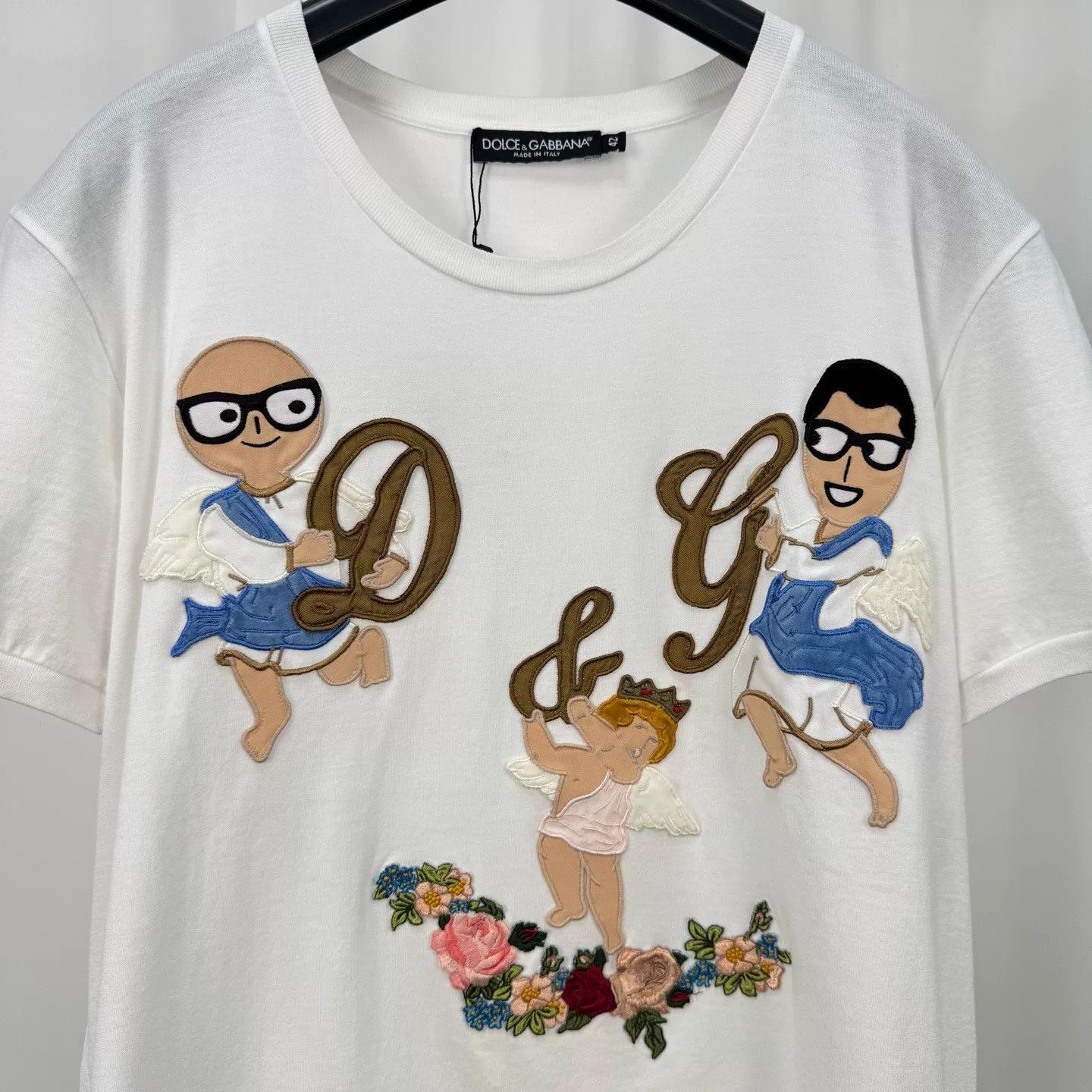 Dolce & Gabbana Dolce&Gabbana Embroidered Angel Short Sleeve Size US XS / EU 42 / 0 - 3 Thumbnail