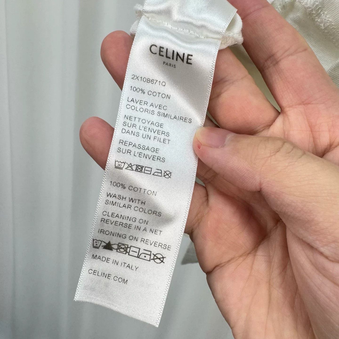 Celine Celine Gradient Letter Print Short Sleeve Size S / US 4 / IT 40 - 7 Thumbnail