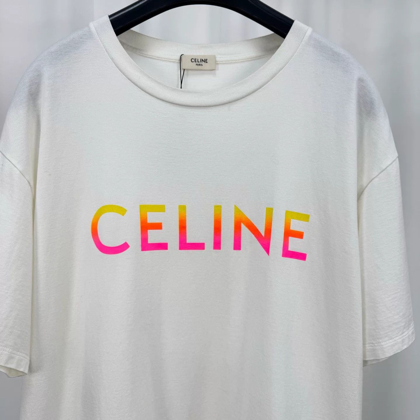 Celine Celine Gradient Letter Print Short Sleeve Size S / US 4 / IT 40 - 3 Thumbnail