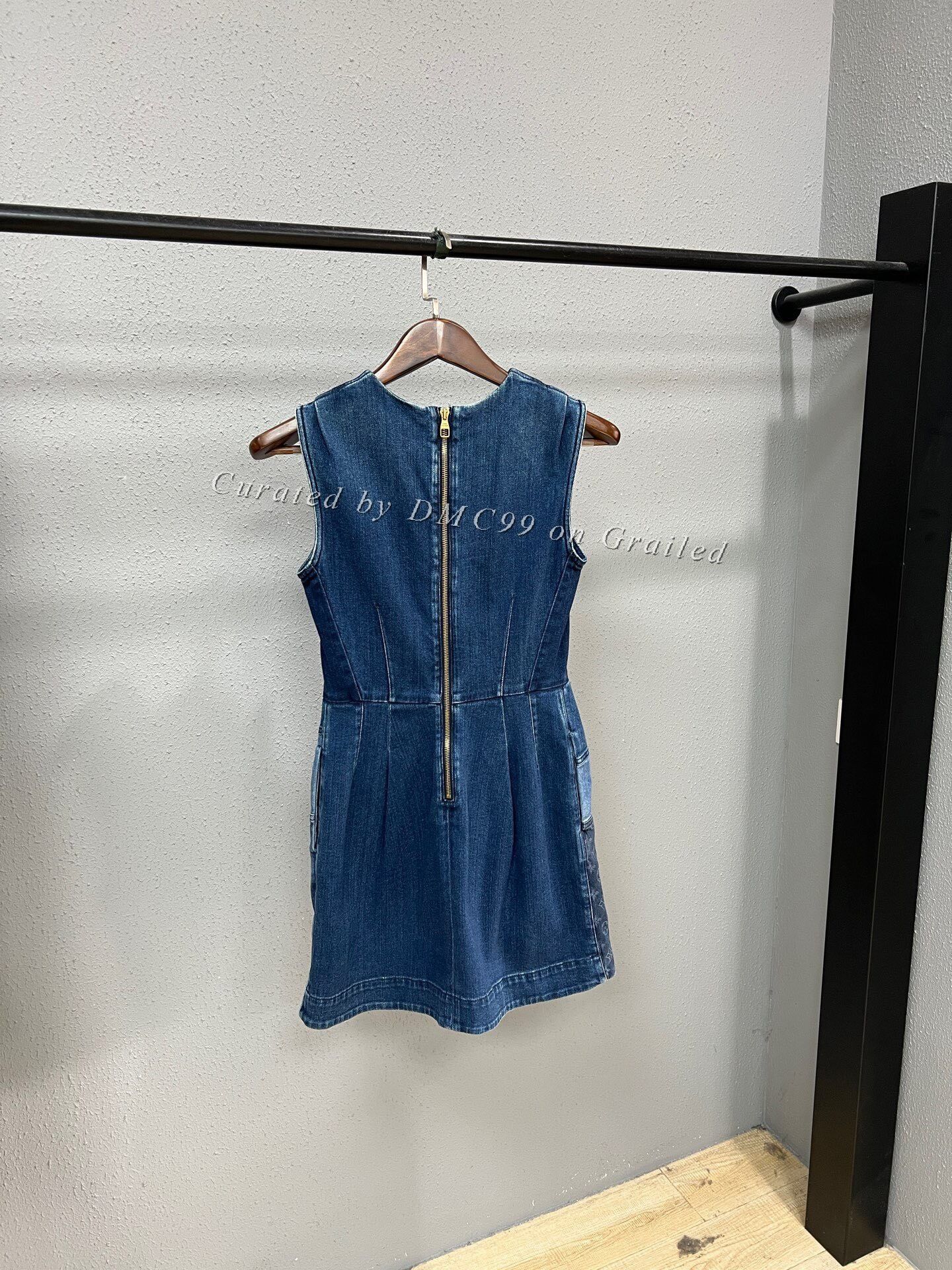 Louis Vuitton LV Denim Dress Size XS / US 0-2 / IT 36-38 - 2 Thumbnail