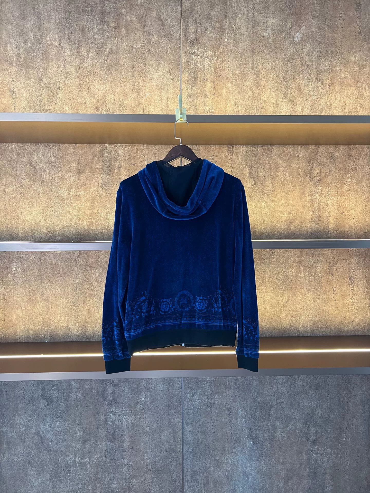 Versace Versace Velvet Zip Jacket Size US M / EU 48-50 / 2 - 2 Thumbnail