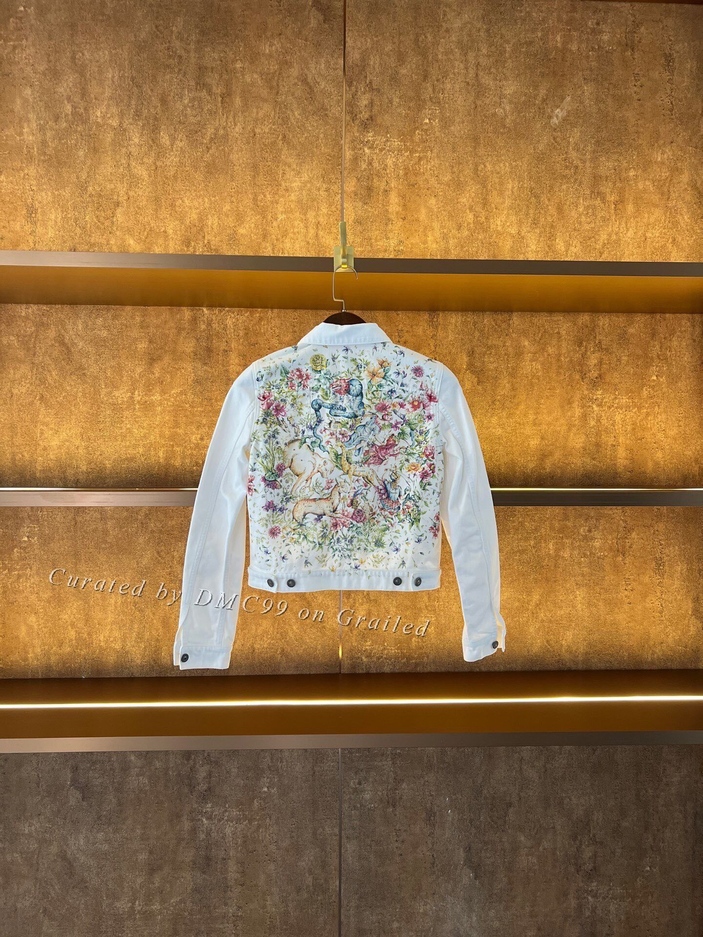 Dior Dior Floral Denim Size 34" / US 12 / IT 48 - 2 Thumbnail