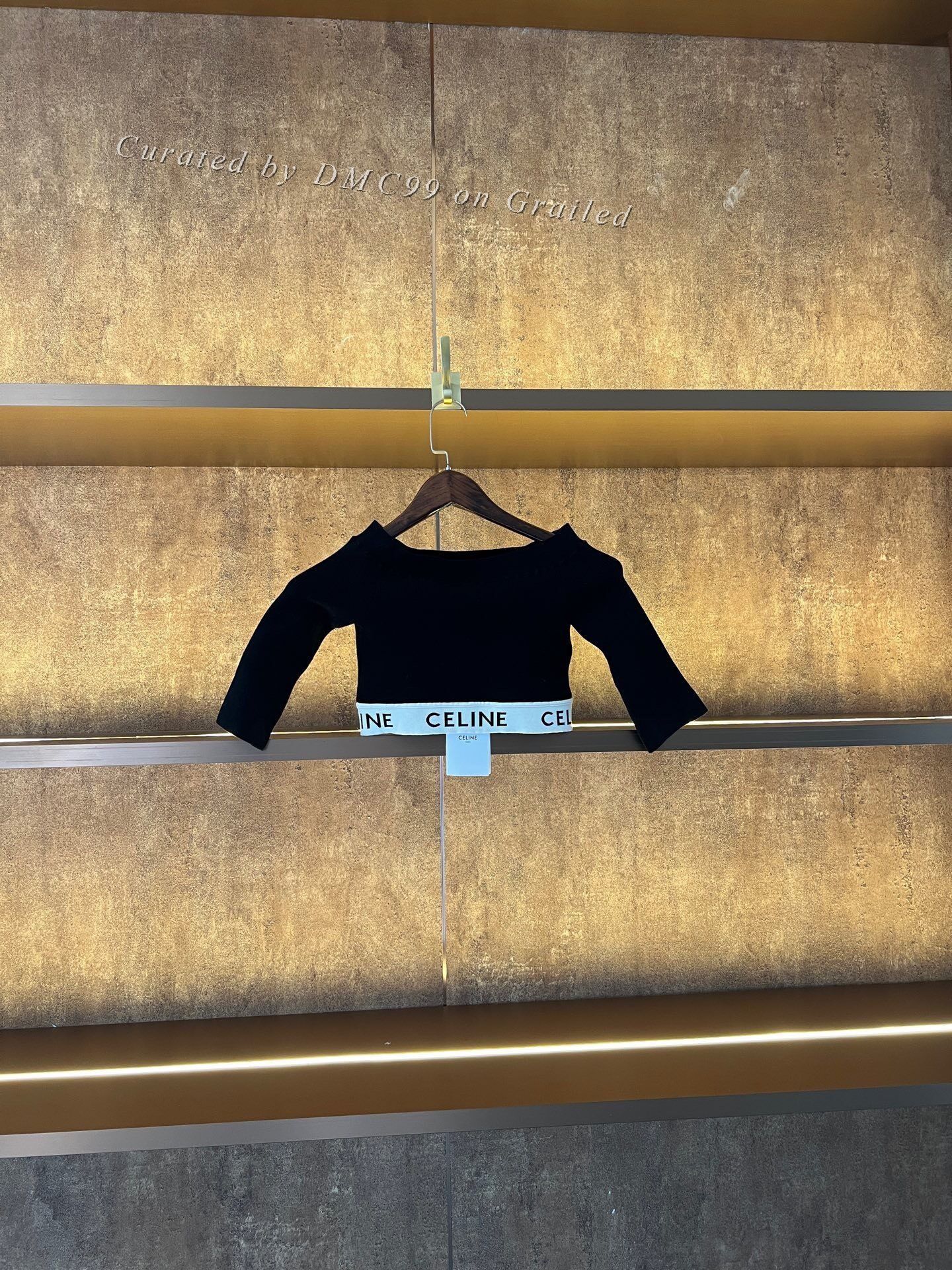 Celine Celine Knit Off-the-Shoulder Size S / US 4 / IT 40 - 2 Thumbnail