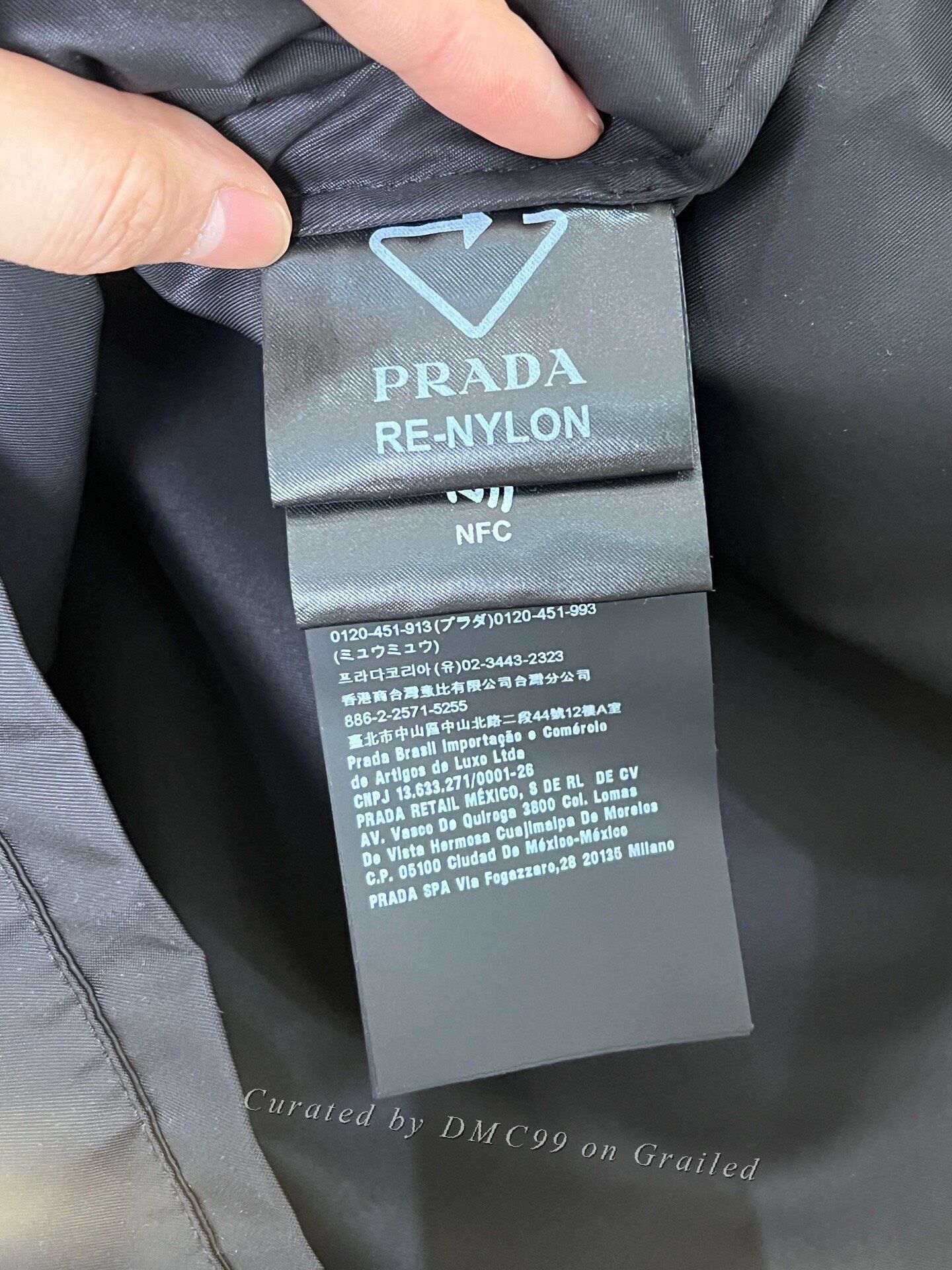 Prada Prada One-Shoulder Nylon Long-Sleeve Size XL / US 12-14 / IT 48-50 - 4 Thumbnail