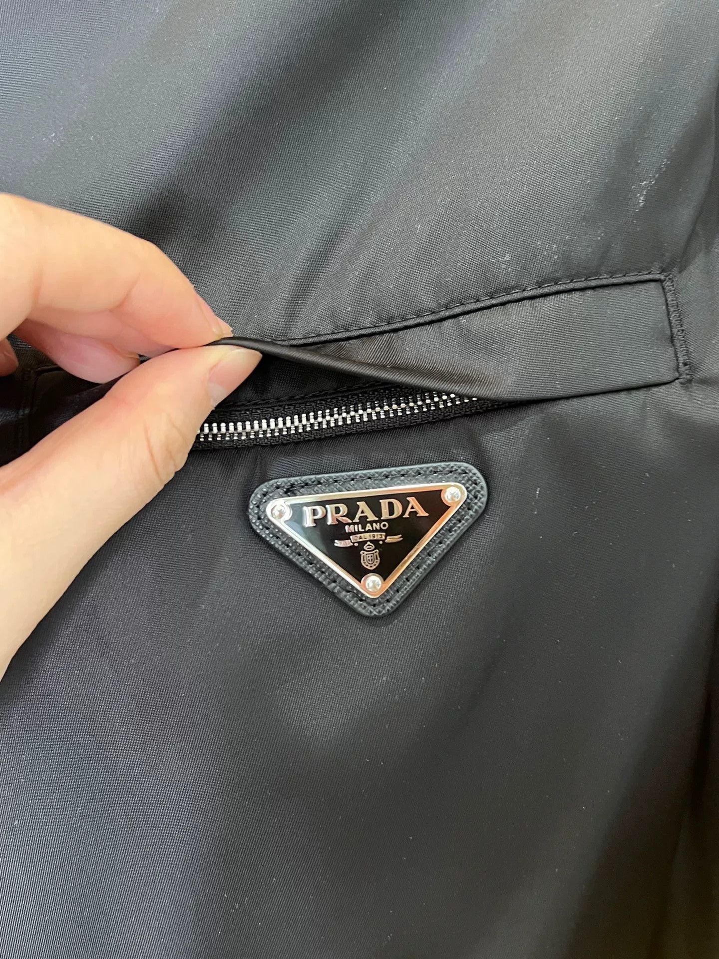 Prada Prada One-Shoulder Nylon Long-Sleeve Size XL / US 12-14 / IT 48-50 - 3 Thumbnail