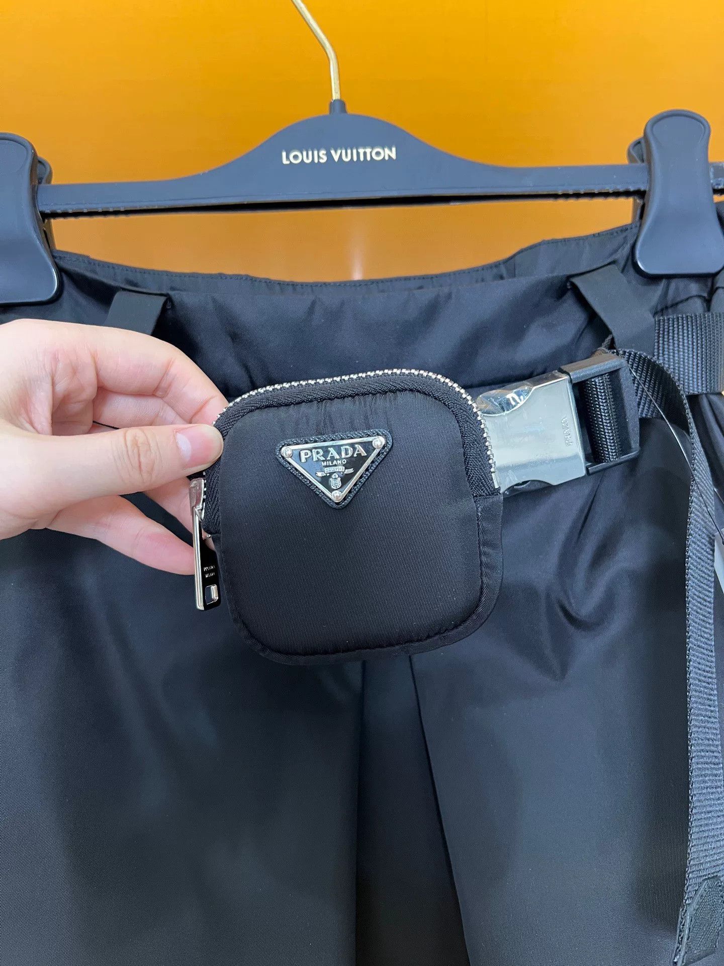 Prada Prada Nylon Waist Bag Skirt Size 38" / US 16 / IT 52 - 3 Thumbnail