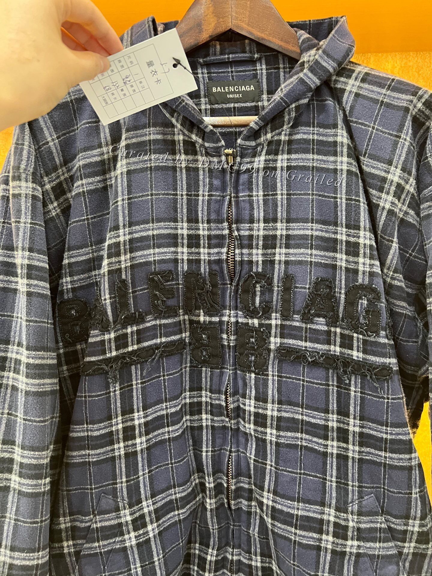 Balenciaga Balenciaga Embroidered Plaid Coat Size US S / EU 44-46 / 1 - 3 Thumbnail