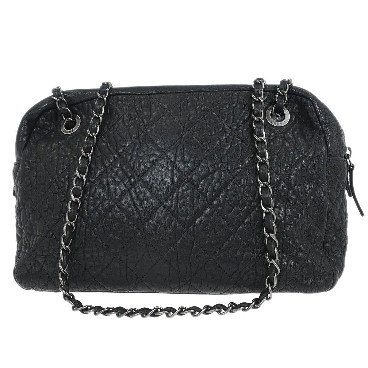 Chanel Chanel Chanel Matelassé Cuir Noir Black leather Size ONE SIZE - 2 Thumbnail