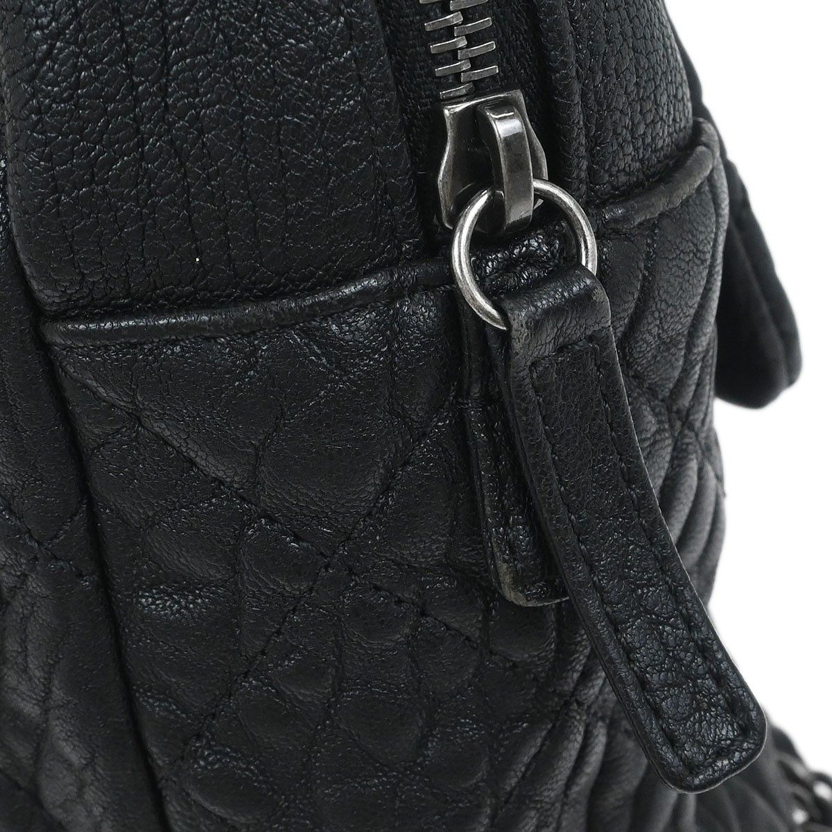 Chanel Chanel Chanel Matelassé Cuir Noir Black leather Size ONE SIZE - 5 Thumbnail