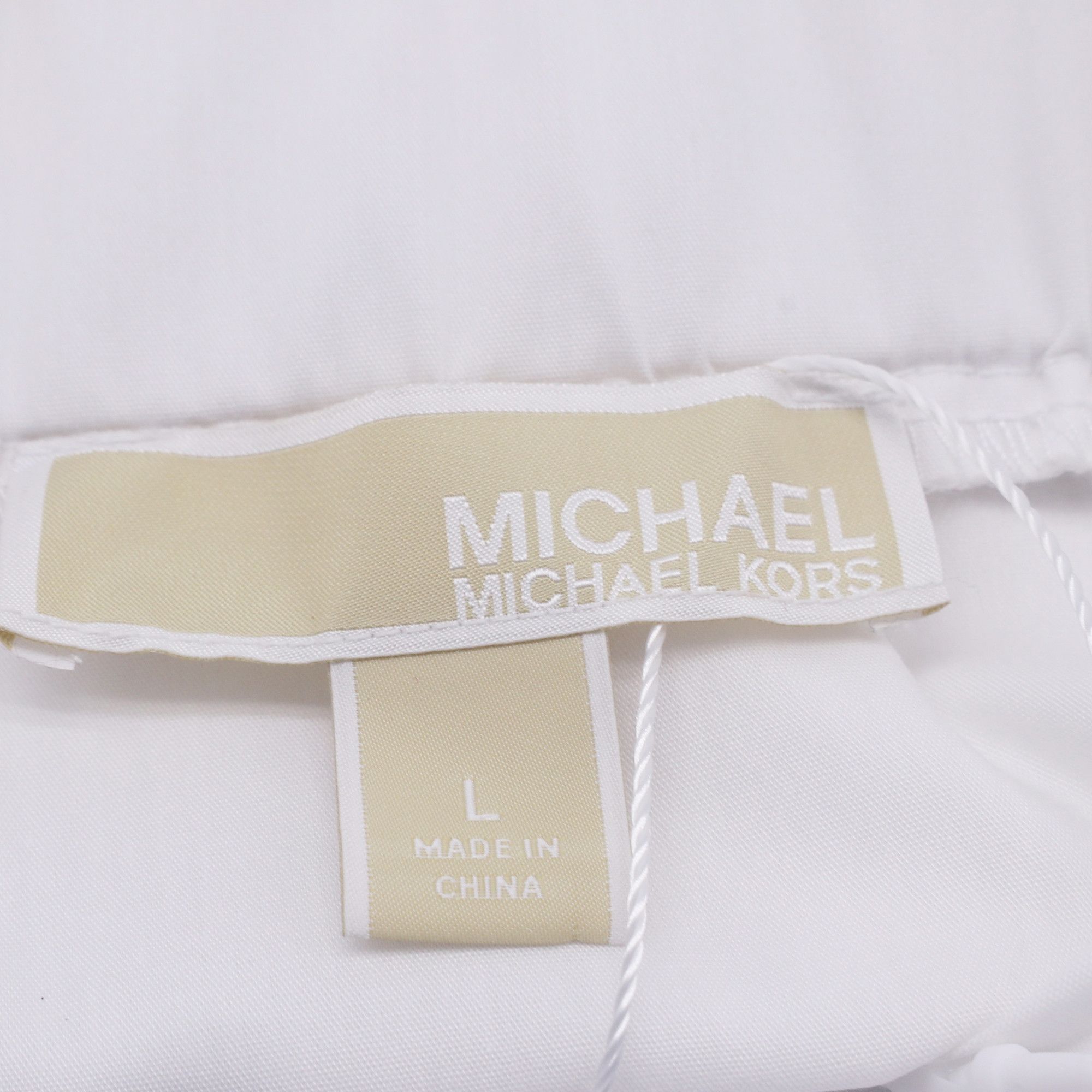 Michael Kors Michael Michael Kors Eyelet Off-the-Shoulder Top in White Co Size S / US 4 / IT 40 - 7 Thumbnail