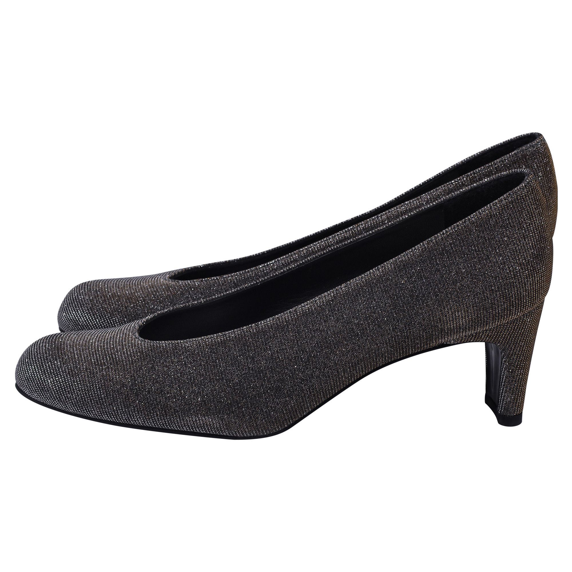 Stuart Weitzman Stuart Weitzman Chic Pumps in Silver Lurex Size US 8.5 / IT 38.5 - 4 Thumbnail