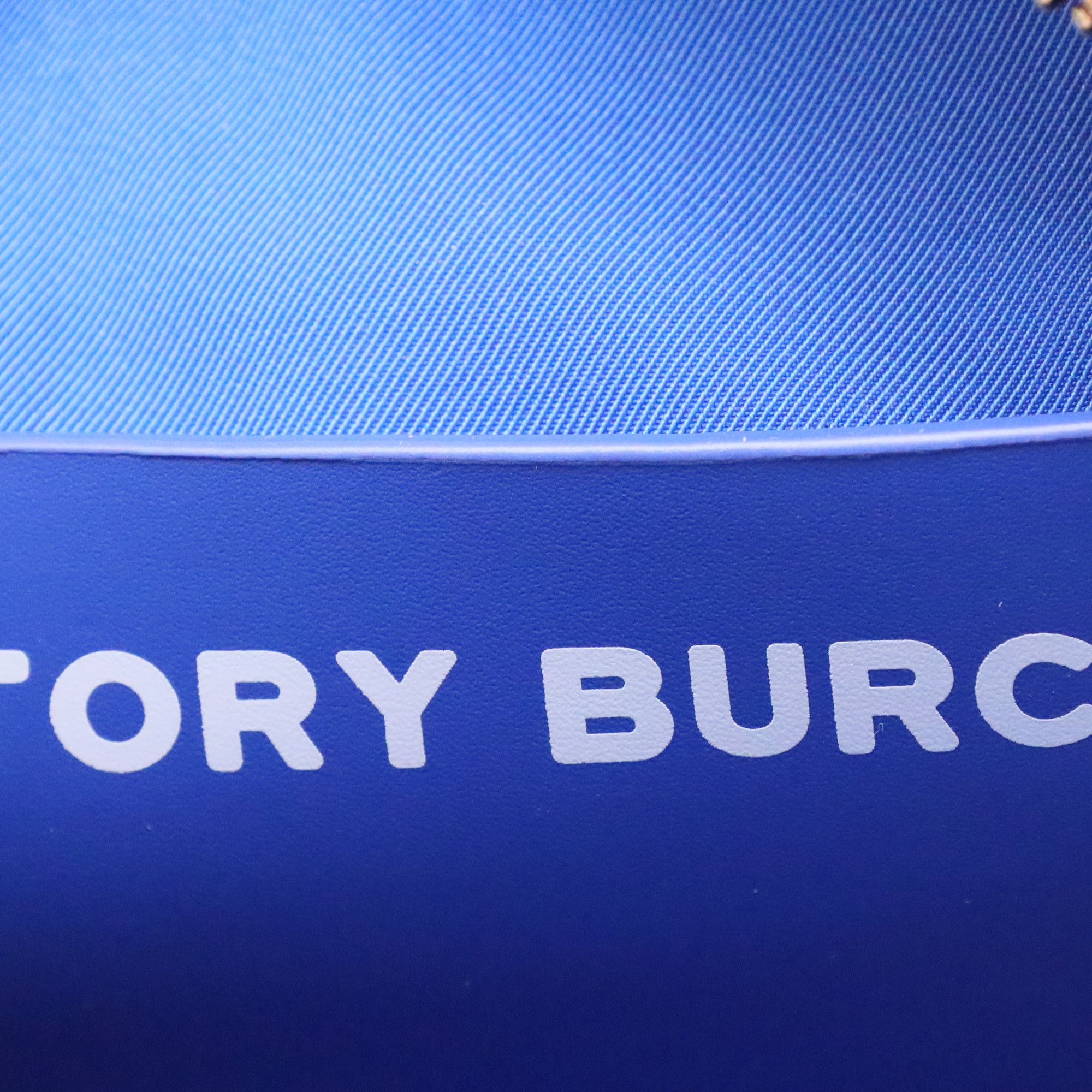 Tory Burch Tory Burch Gemini Link Small Camera Bag in Blue Canvas Size ONE SIZE - 7 Thumbnail