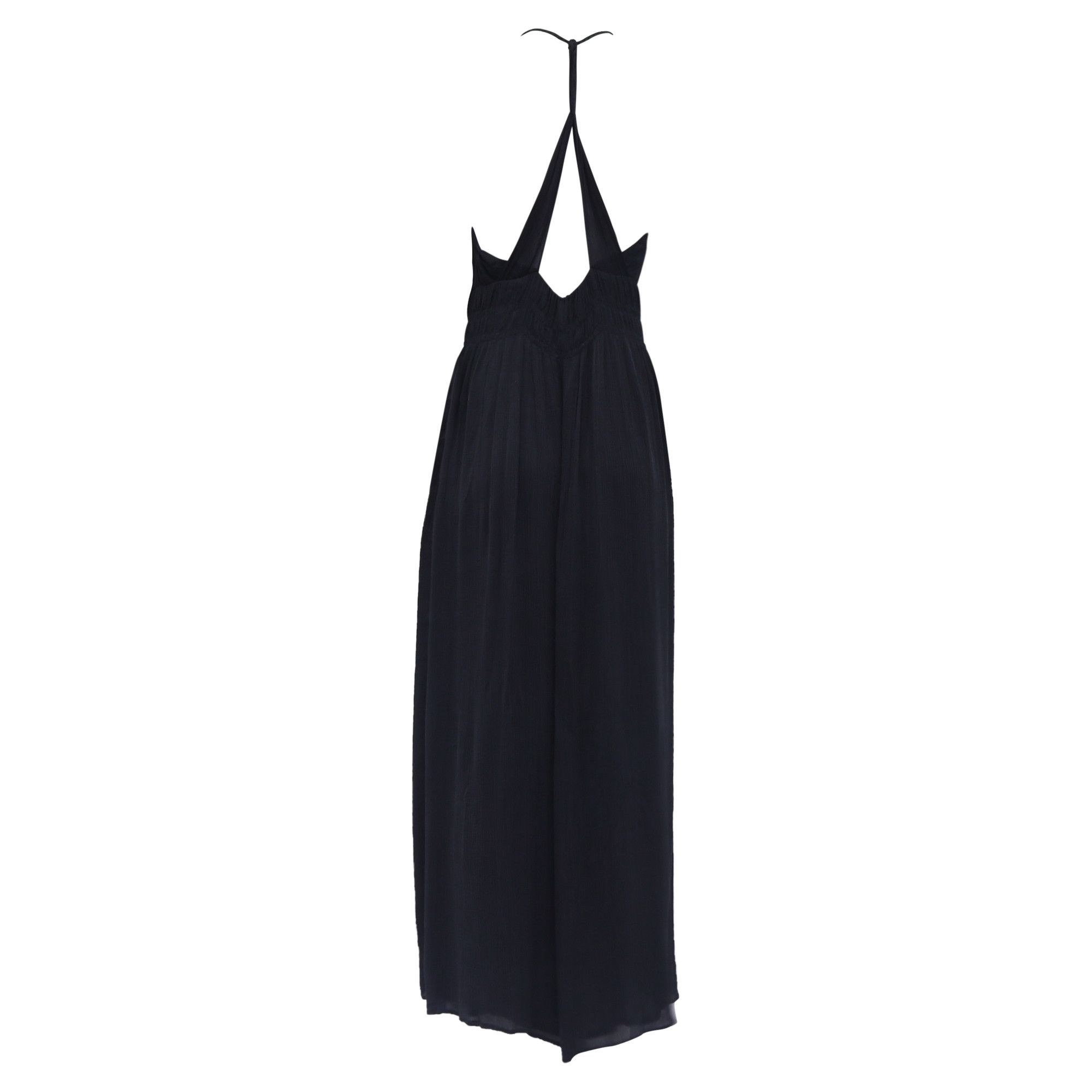 ba&sh Ba&Sh Cha Cutout Maxi Dress in Black Cupro Size XS / US 0-2 / IT 36-38 - 4 Thumbnail