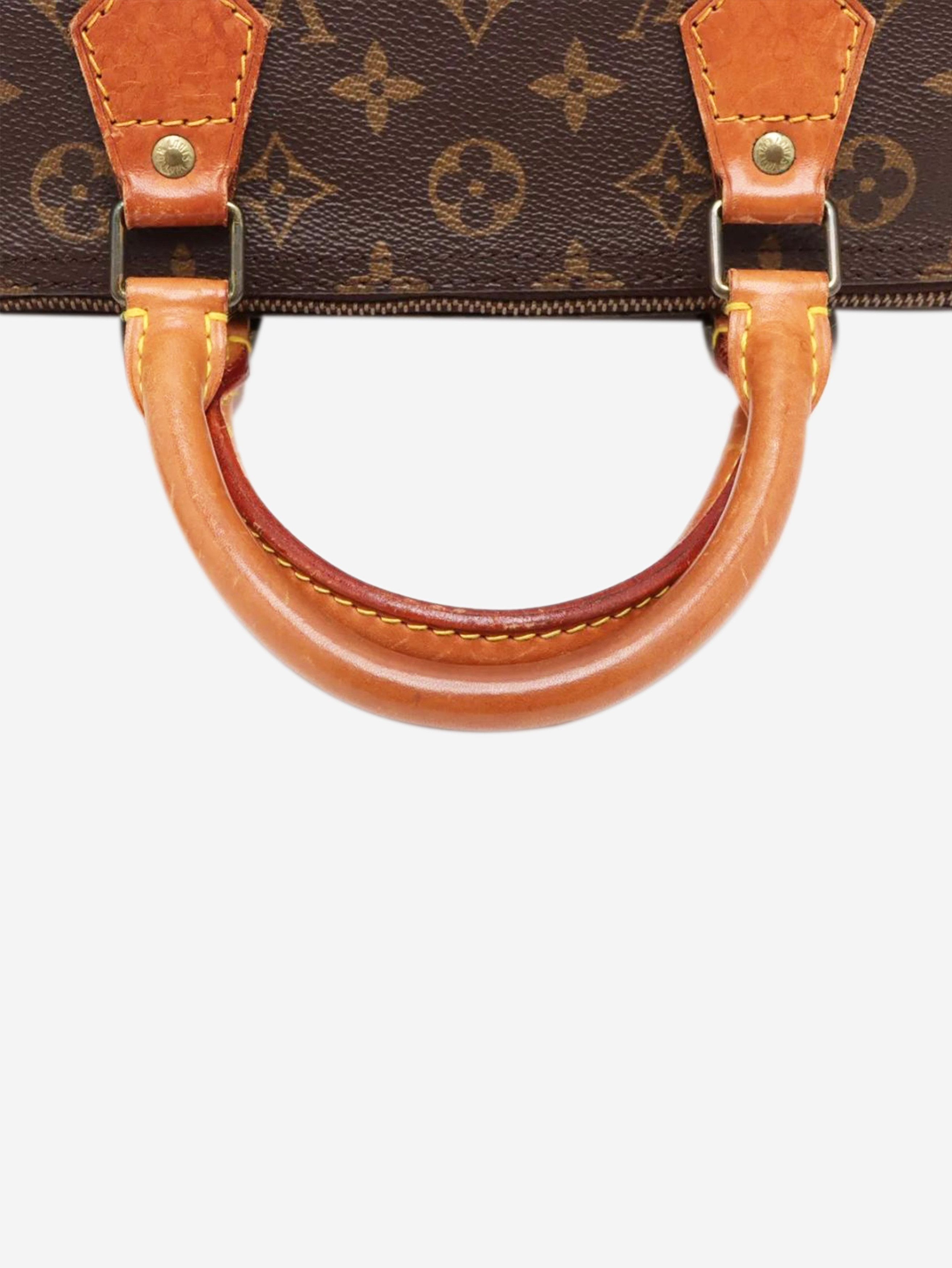 Louis Vuitton Brown vintage Monogram Speedy 30 bag Size ONE SIZE - 6 Thumbnail