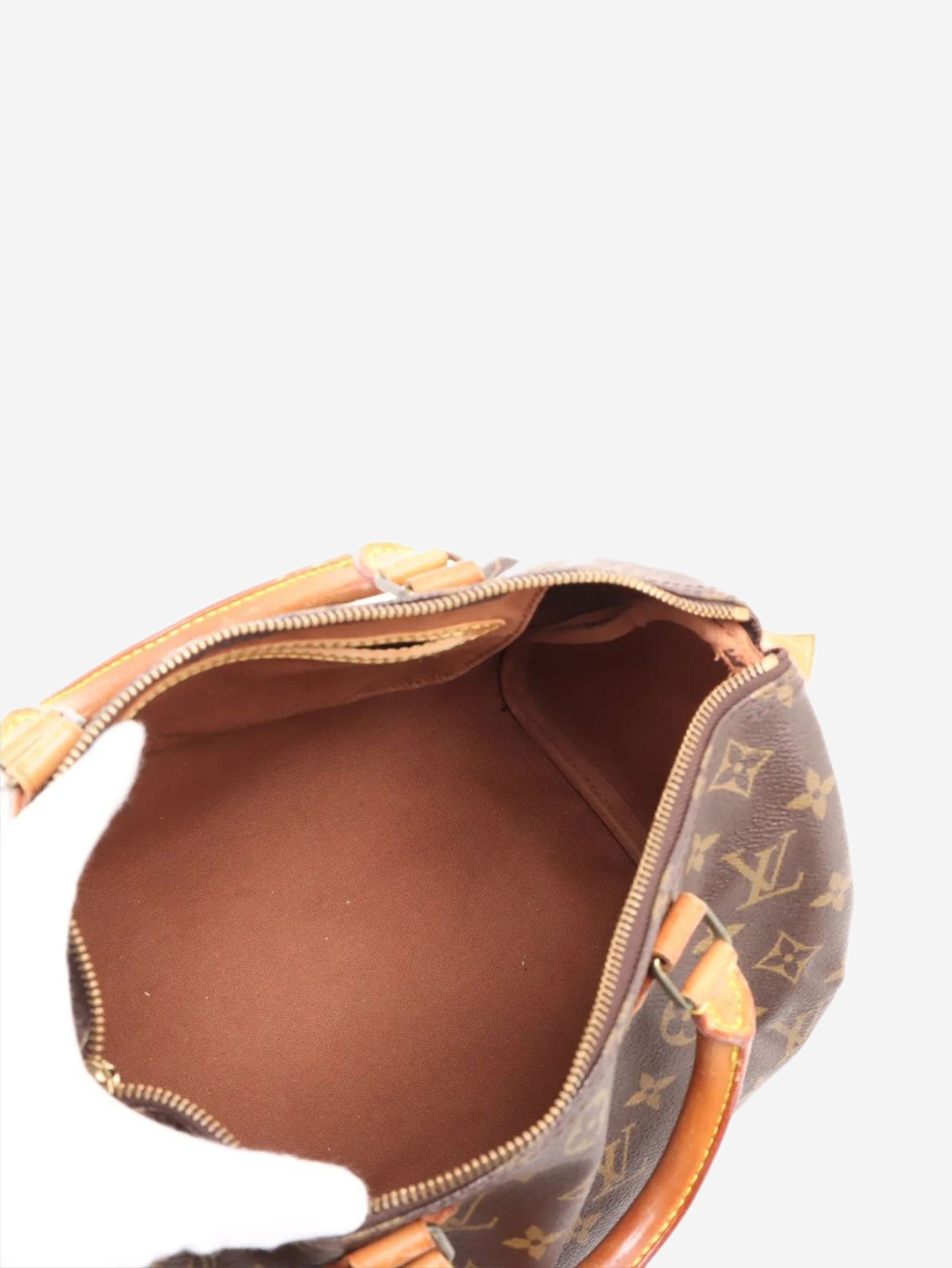 Louis Vuitton Brown vintage Monogram Speedy 30 bag Size ONE SIZE - 13 Thumbnail