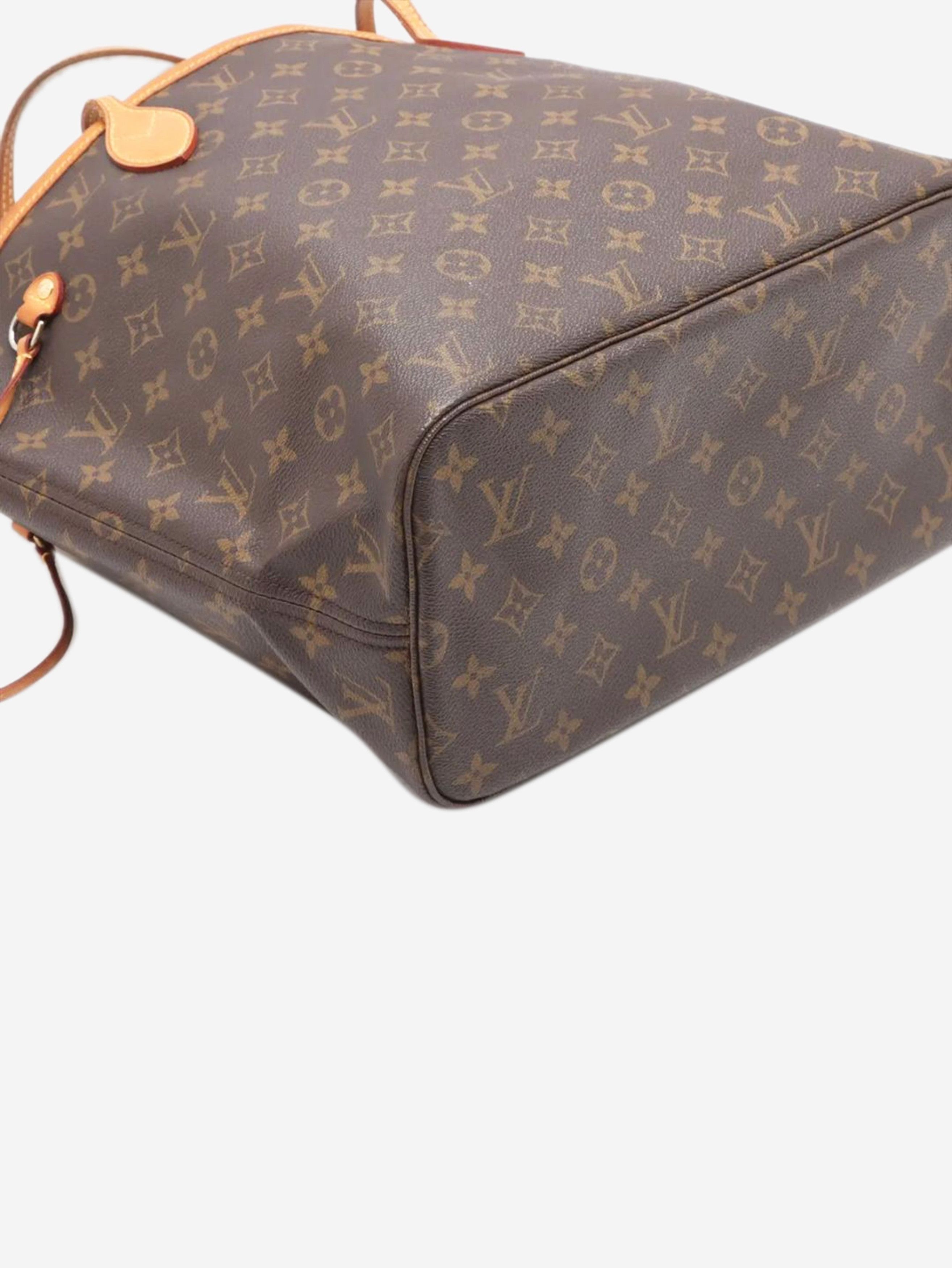 Louis Vuitton Brown 2009 Monogram Neverfull MM tote Size ONE SIZE - 3 Thumbnail
