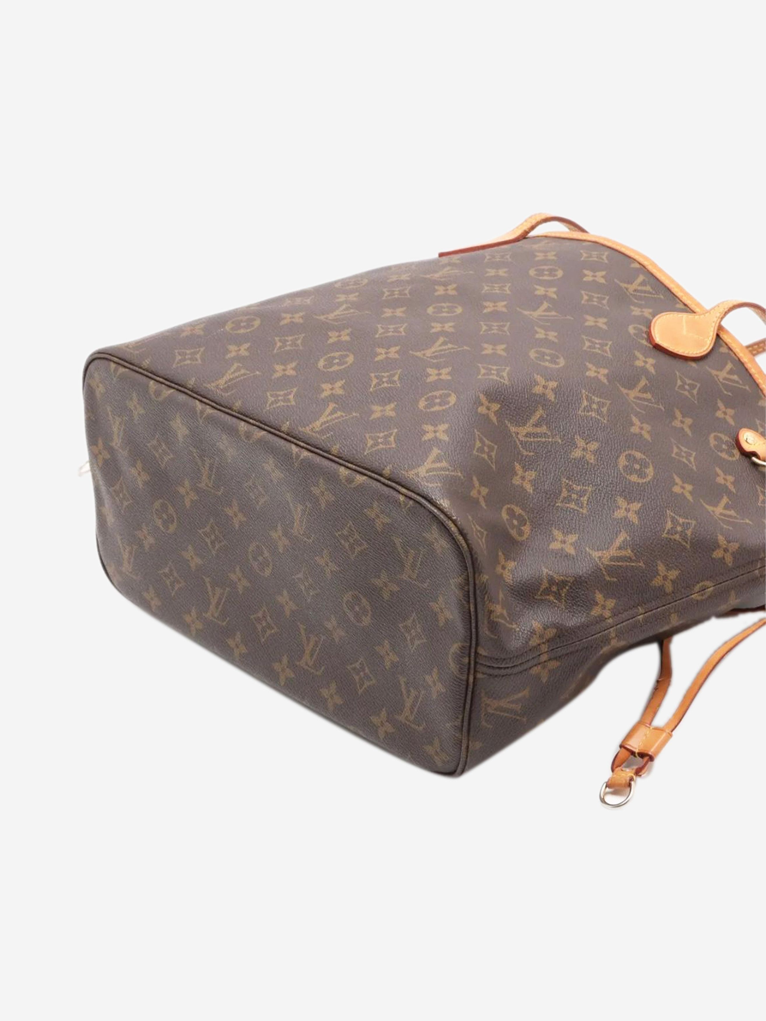 Louis Vuitton Brown 2009 Monogram Neverfull MM tote Size ONE SIZE - 4 Thumbnail
