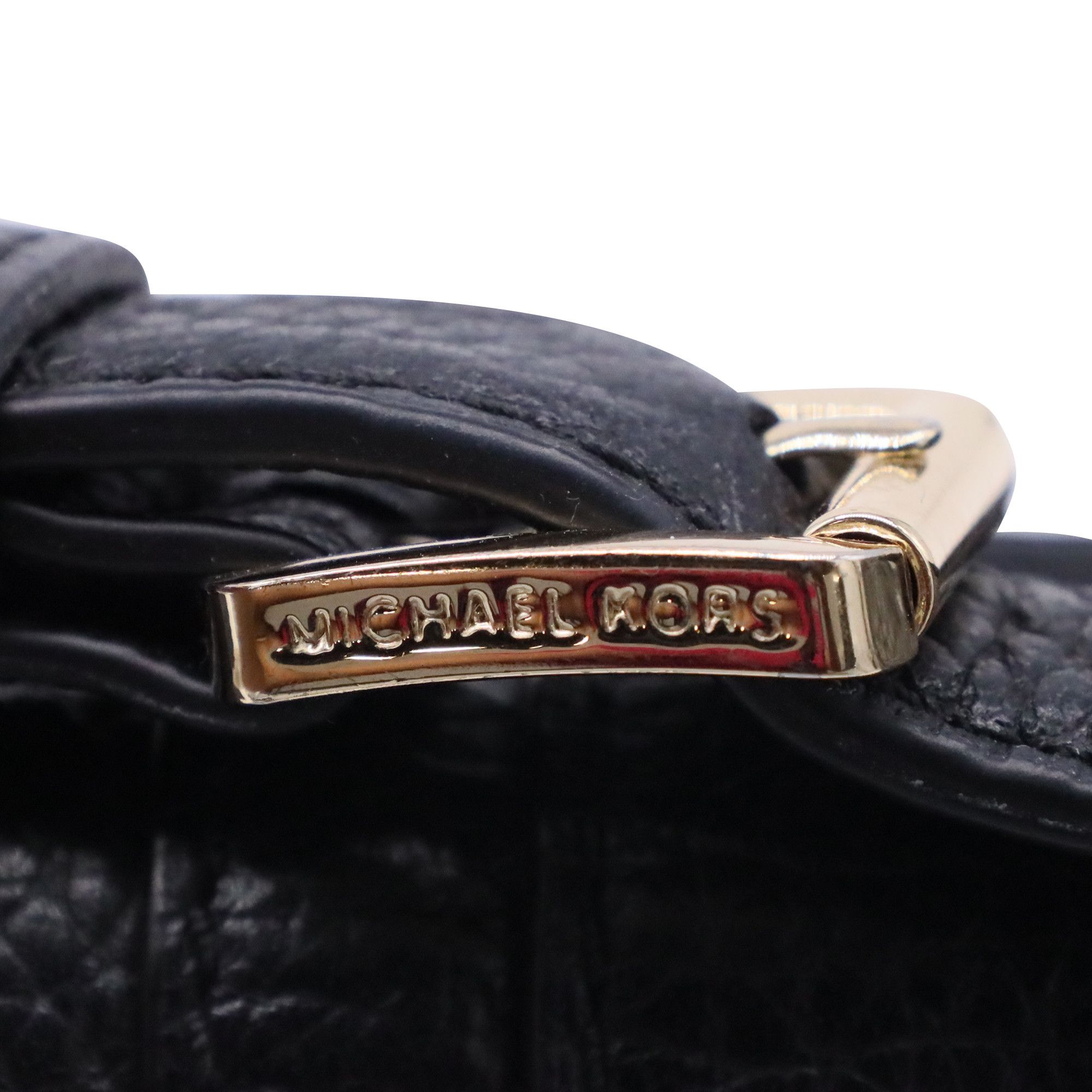 Michael Kors Michael Kors Lila Pebbled Crossbody Bag in Black Leather Size ONE SIZE - 8 Thumbnail