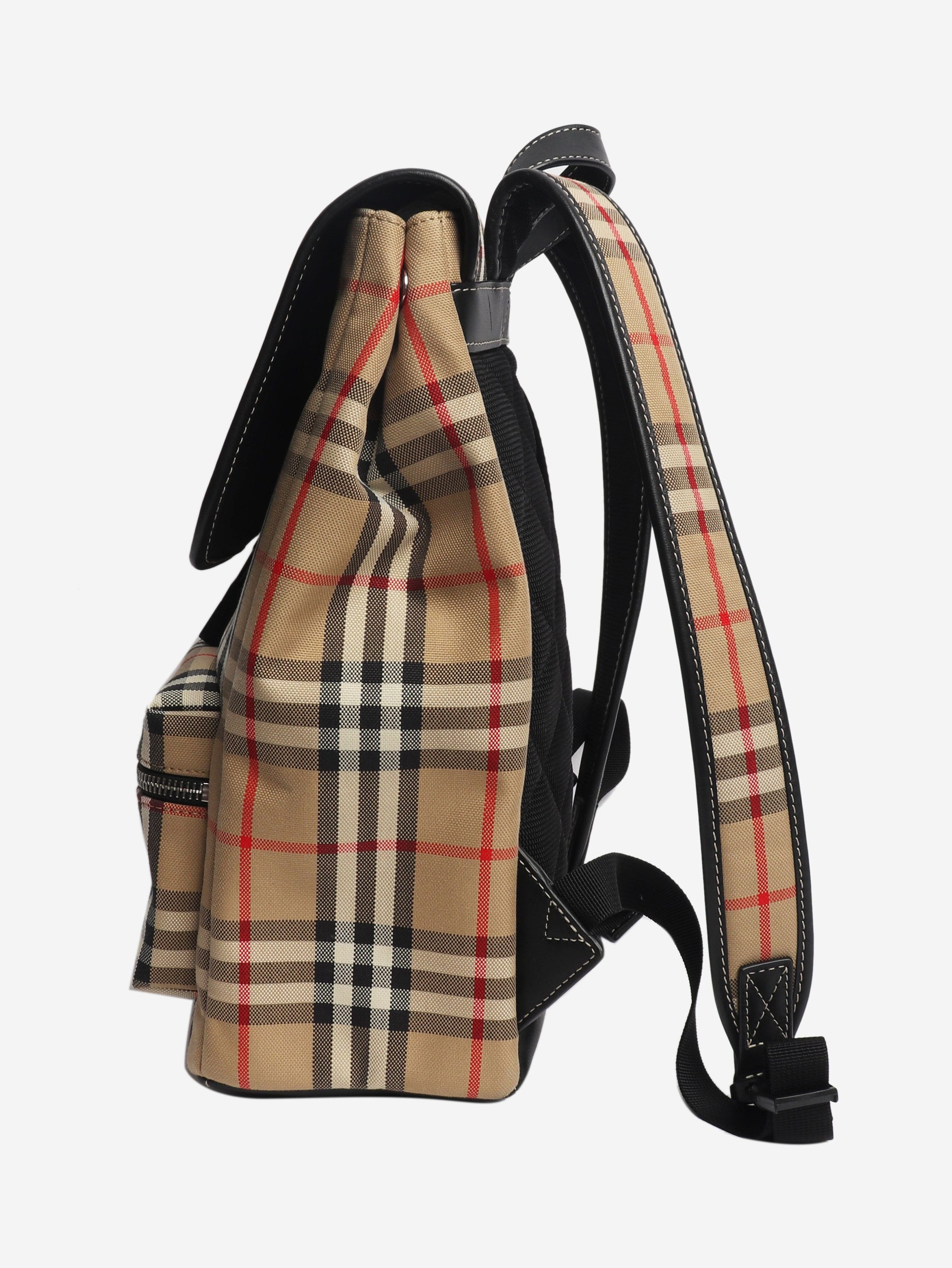 Burberry Neutral Nova Check backpack Size ONE SIZE - 3 Thumbnail