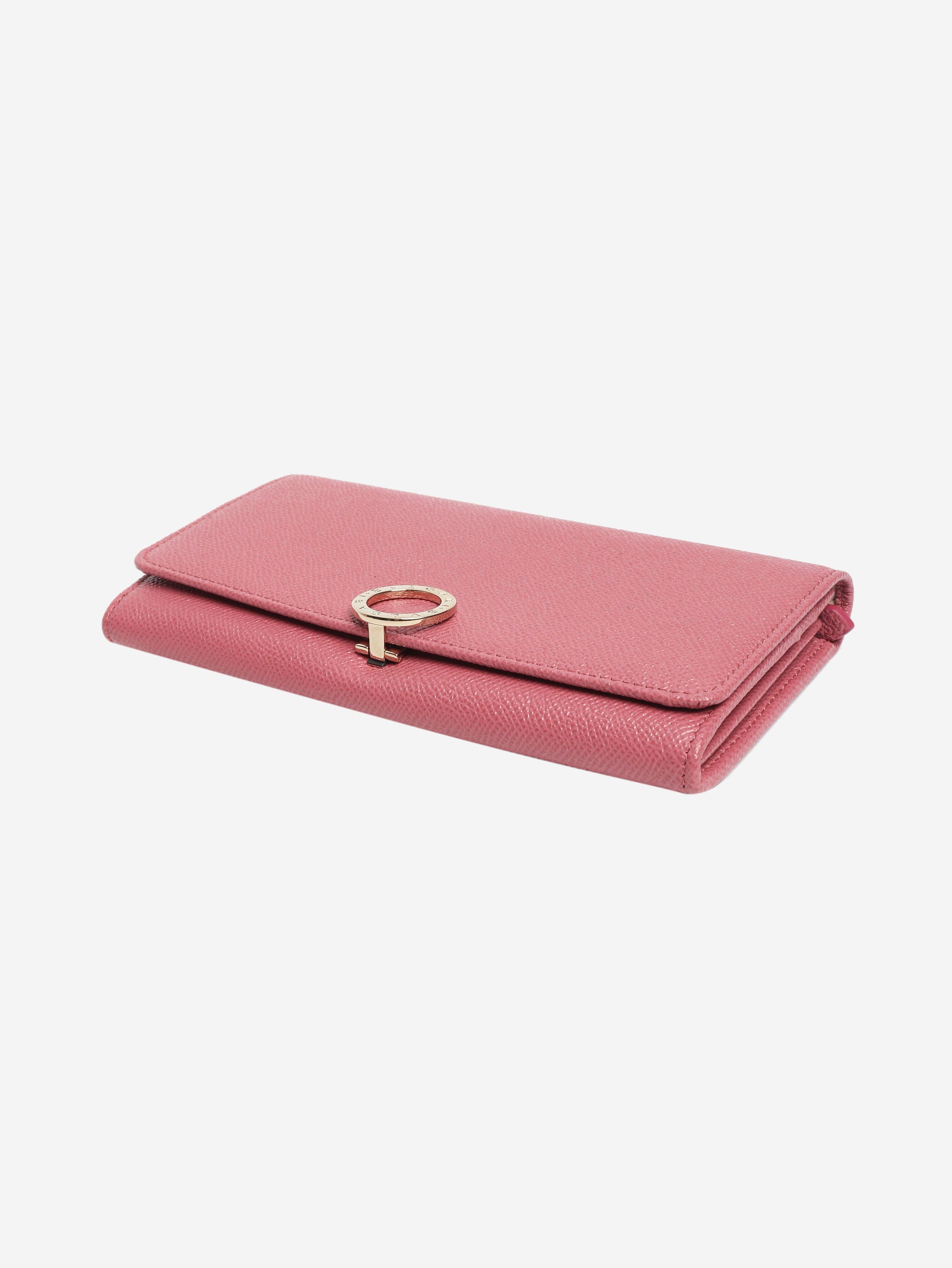 Bvlgari Pink leather long wallet Size ONE SIZE - 4 Thumbnail