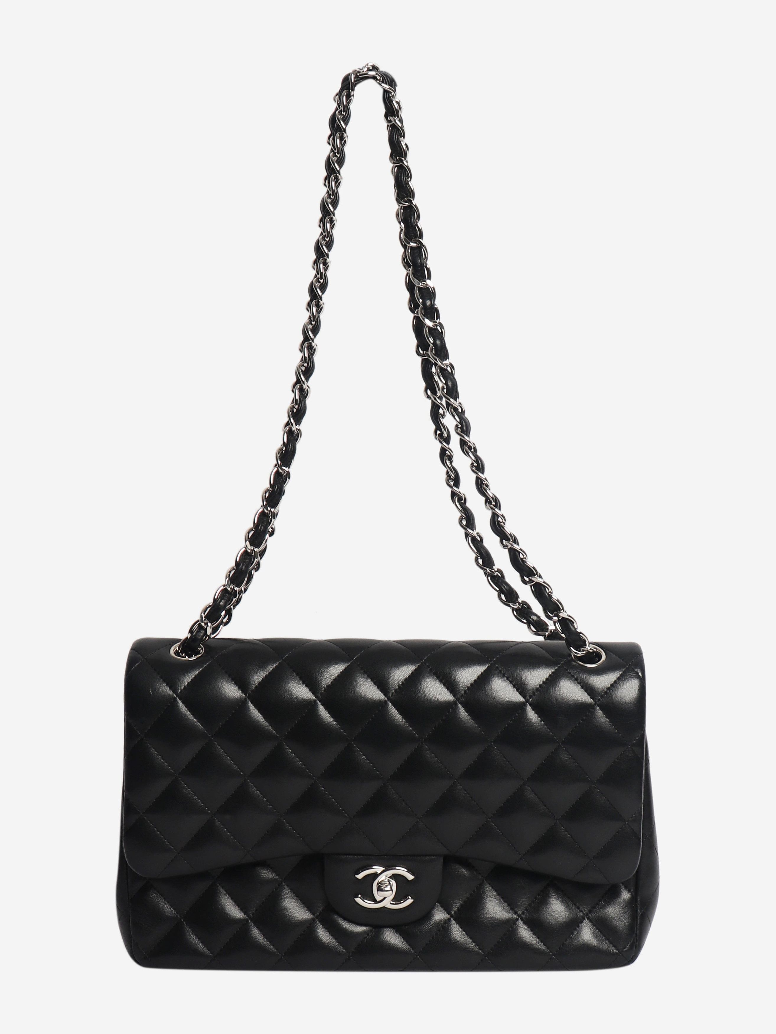 Chanel Black 2014 lambskin double flap Size ONE SIZE - 2 Thumbnail