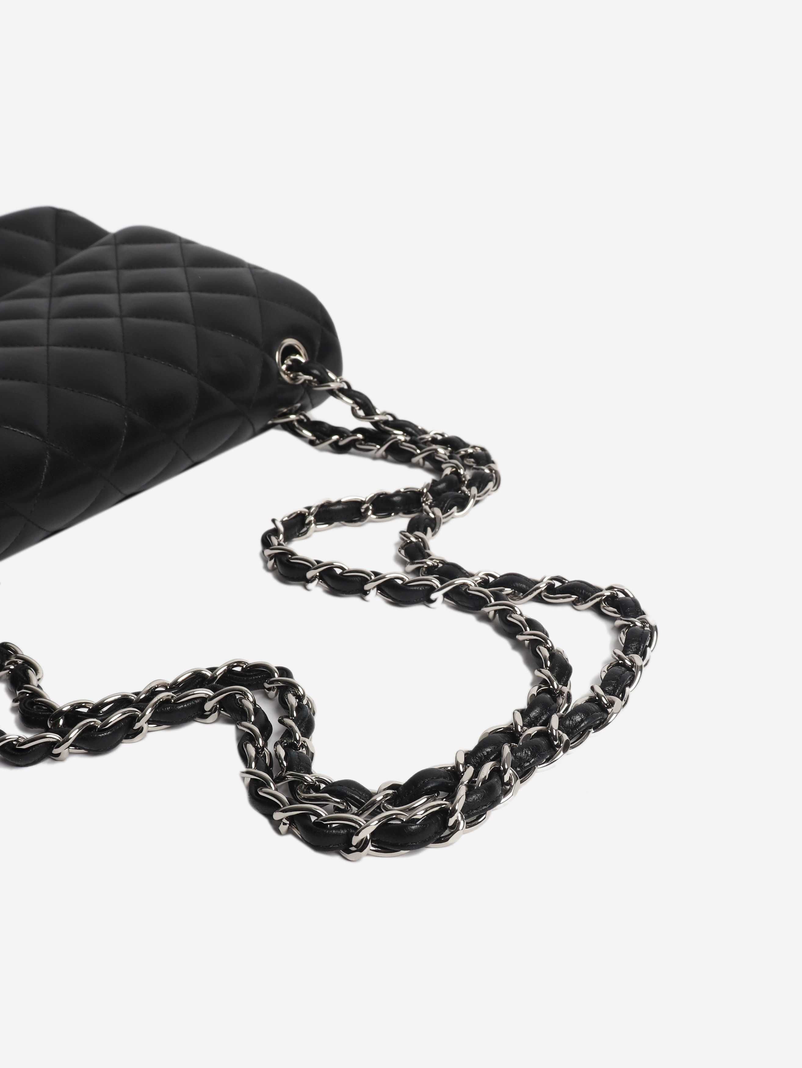 Chanel Black 2014 lambskin double flap Size ONE SIZE - 10 Thumbnail
