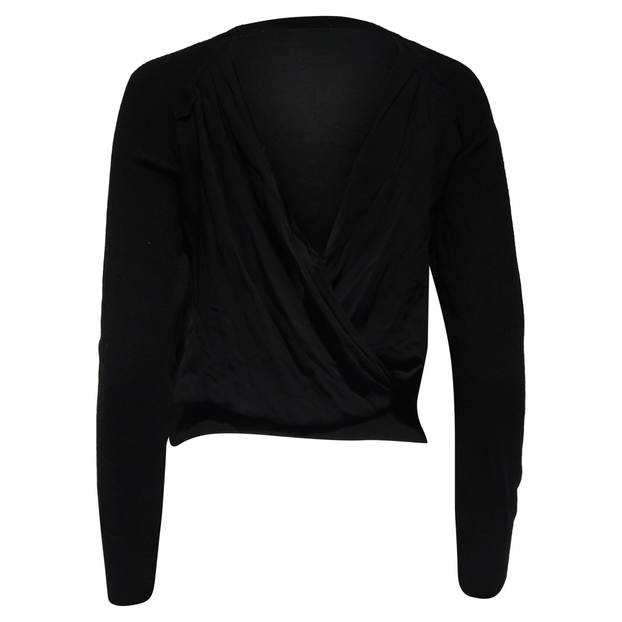 Moschino Moschino Sweater in Black Virgin Wool Size XS / US 0-2 / IT 36-38 - 4 Thumbnail