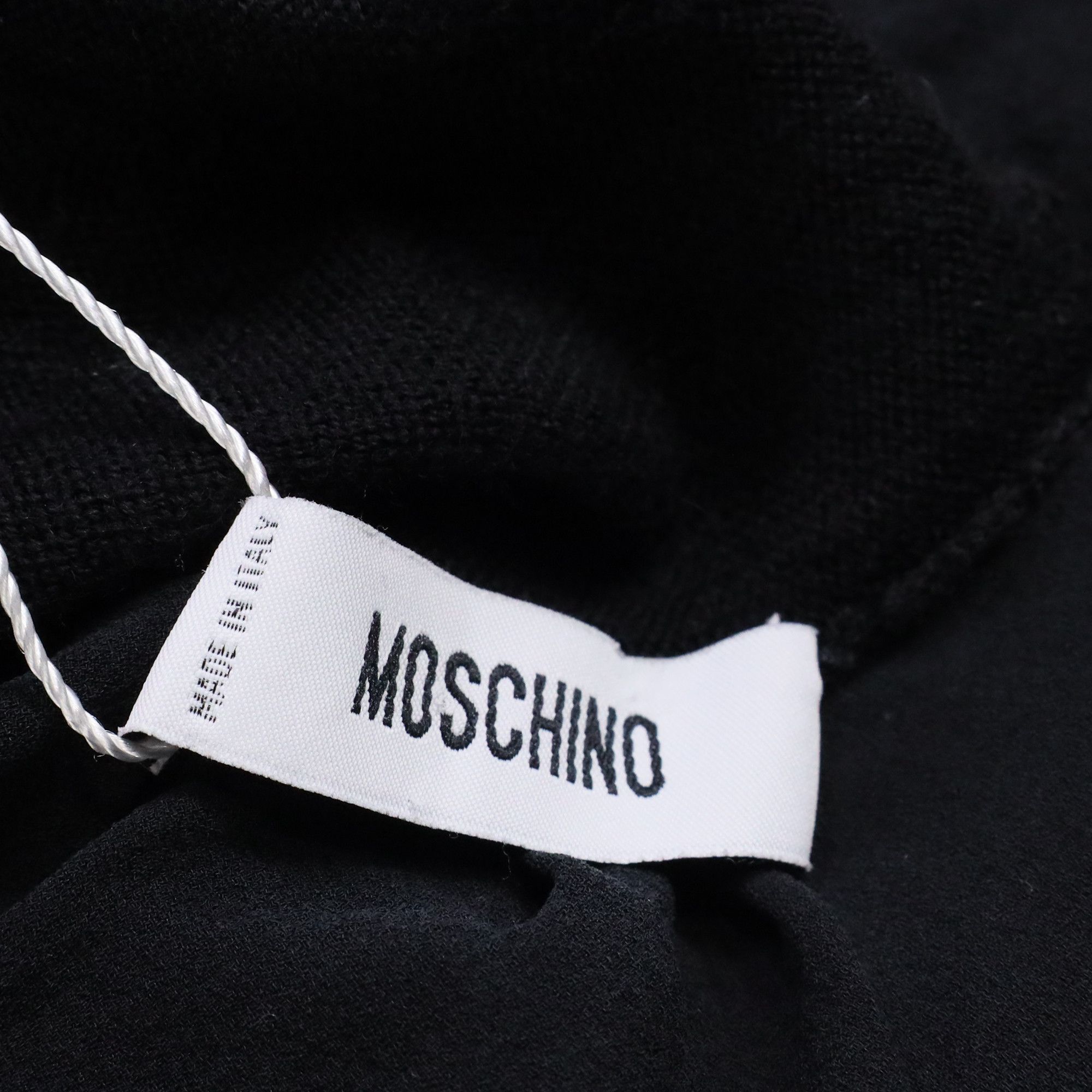 Moschino Moschino Sweater in Black Virgin Wool Size XS / US 0-2 / IT 36-38 - 5 Thumbnail