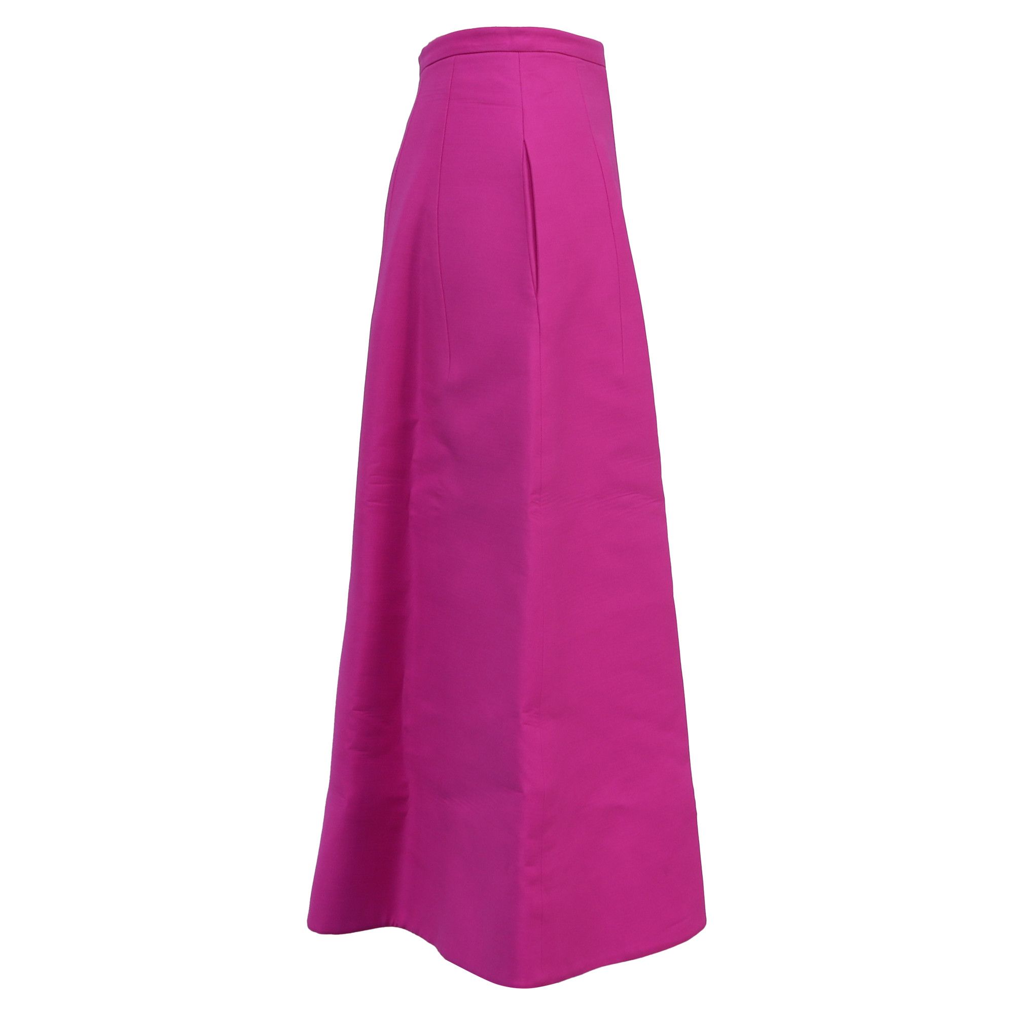 Valentino Valentino Garavani Flared Midi Skirt in Pink Viscose Size 25" / US 0 / IT 36 - 2 Thumbnail