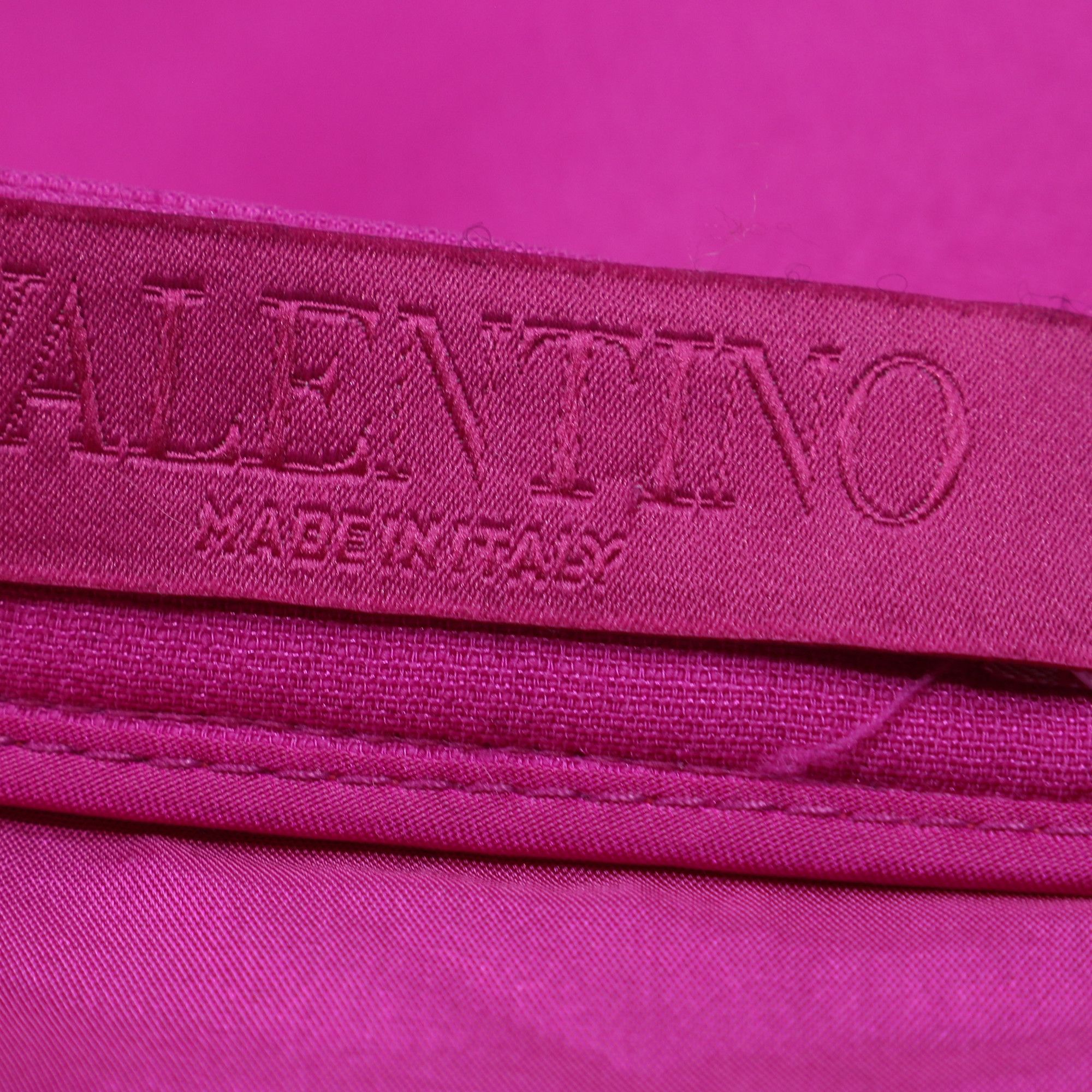 Valentino Valentino Garavani Flared Midi Skirt in Pink Viscose Size 25" / US 0 / IT 36 - 4 Thumbnail