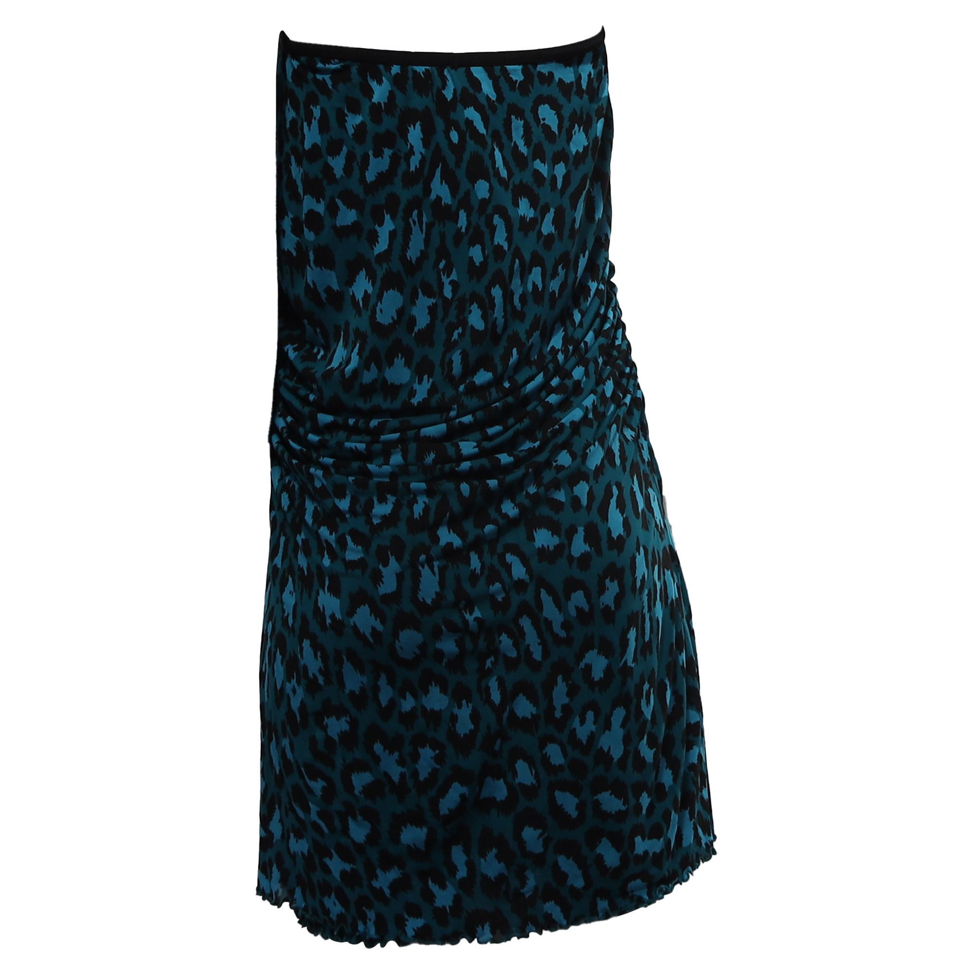 Diane von Furstenberg Diane Von Furstenberg Elaine Leopard-Print Midi Skirt in Tea Size 27" / US 4 / IT 40 - 2 Thumbnail