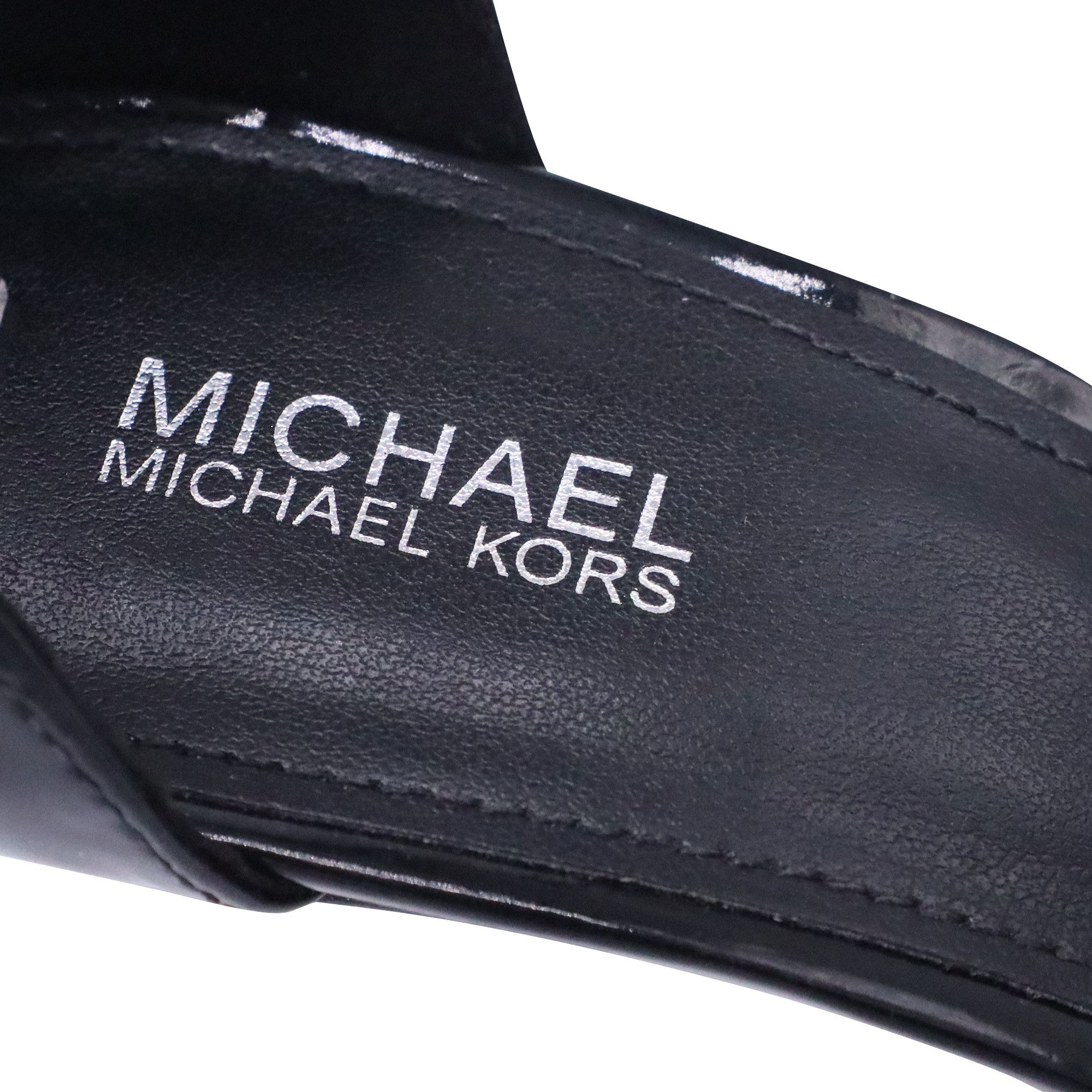 Michael Kors Michael Kors Paris Bow-Embellished Sandal Heels in Black Pa Size US 8.5 / IT 38.5 - 7 Thumbnail