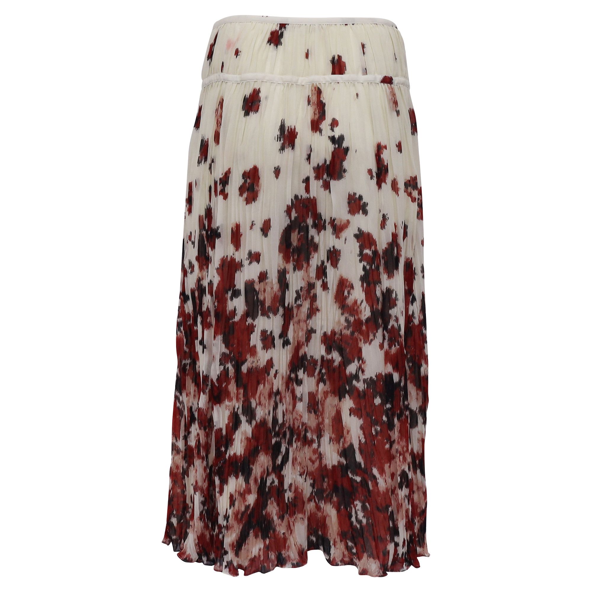 Altuzarra Altuzarra Kemmaren Pleated Georgette Midi Skirt in Multicolo Size 24" / US 00 / IT 34 - 3 Thumbnail