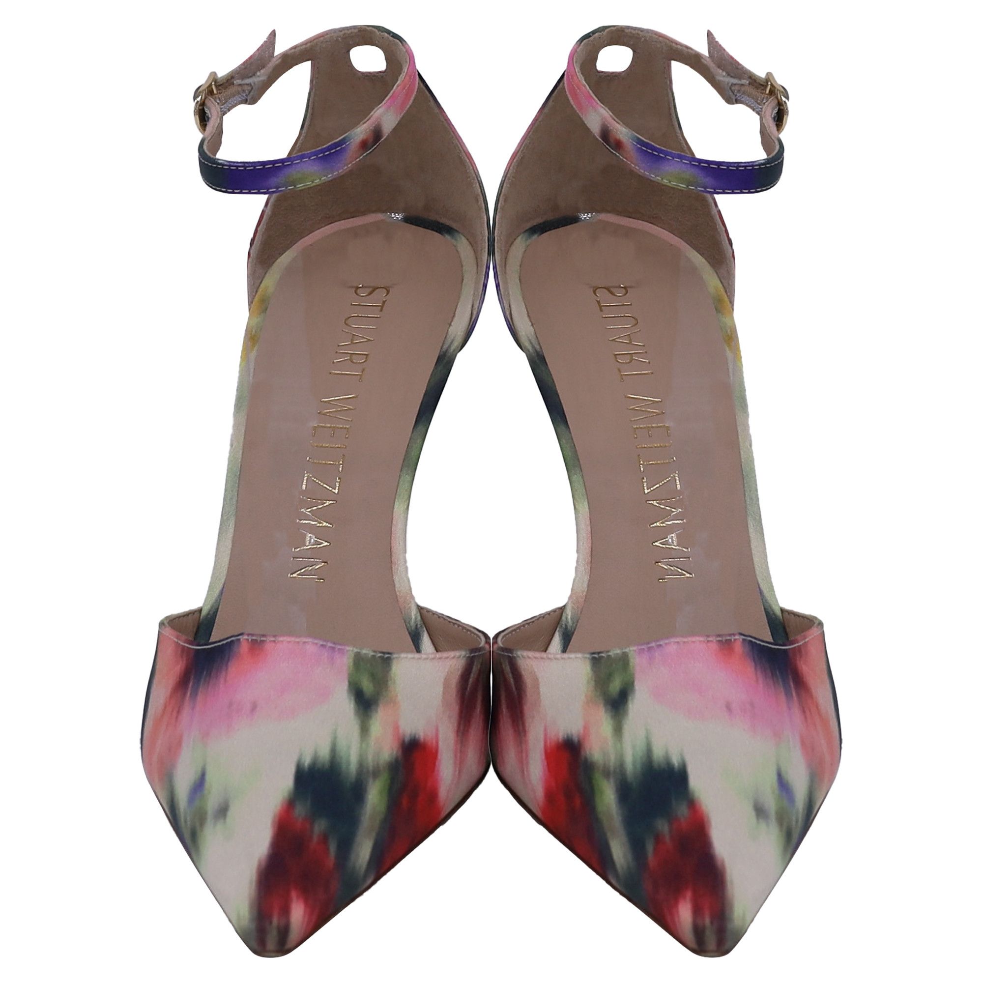 Stuart Weitzman Stuart Weitzman Stuart 85 Strap Pumps Watercolor in Multicol Size US 8.5 / IT 38.5 - 3 Thumbnail