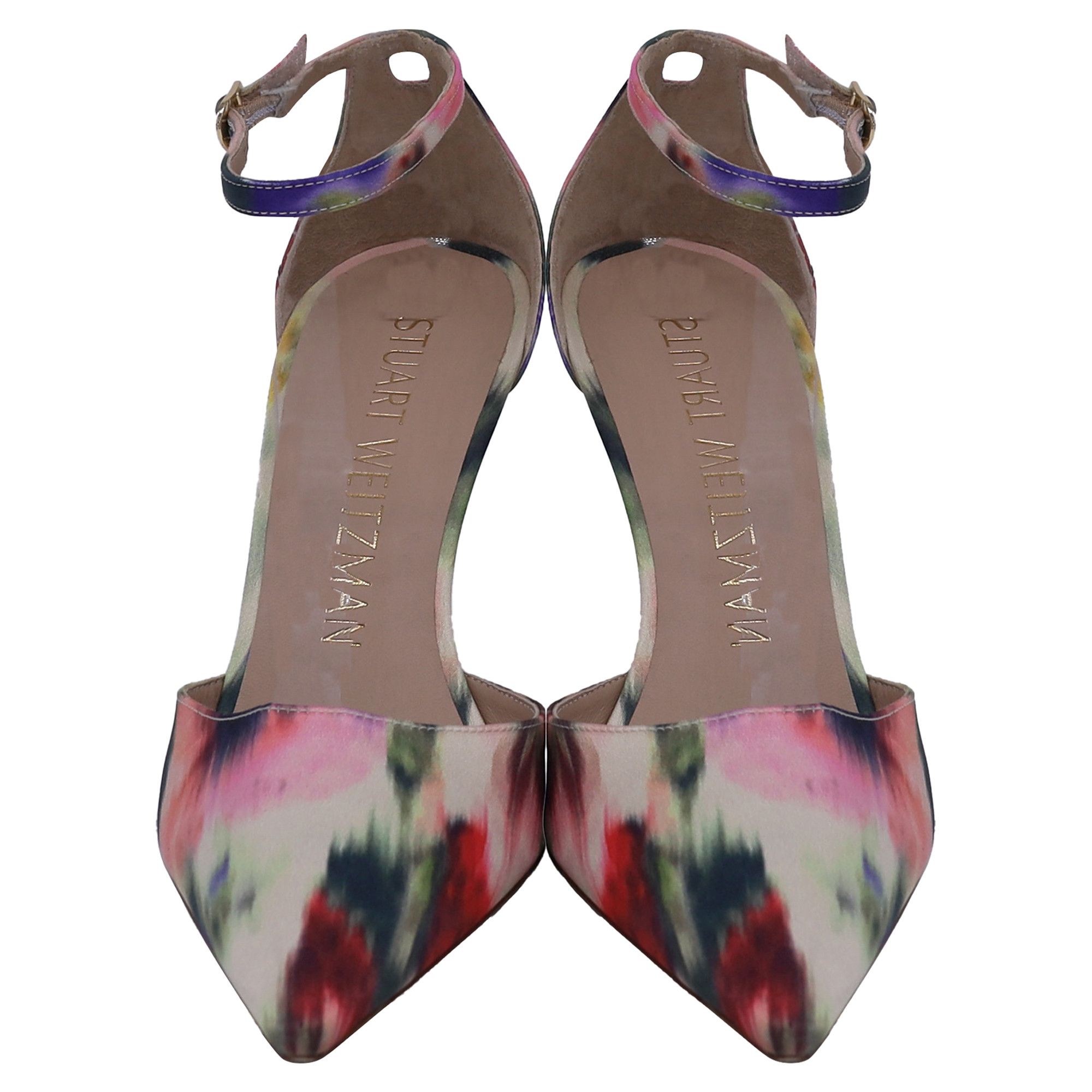 Stuart Weitzman Stuart Weitzman Stuart 85 Strap Pumps Watercolor in Multicol Size US 8.5 / IT 38.5 - 6 Thumbnail