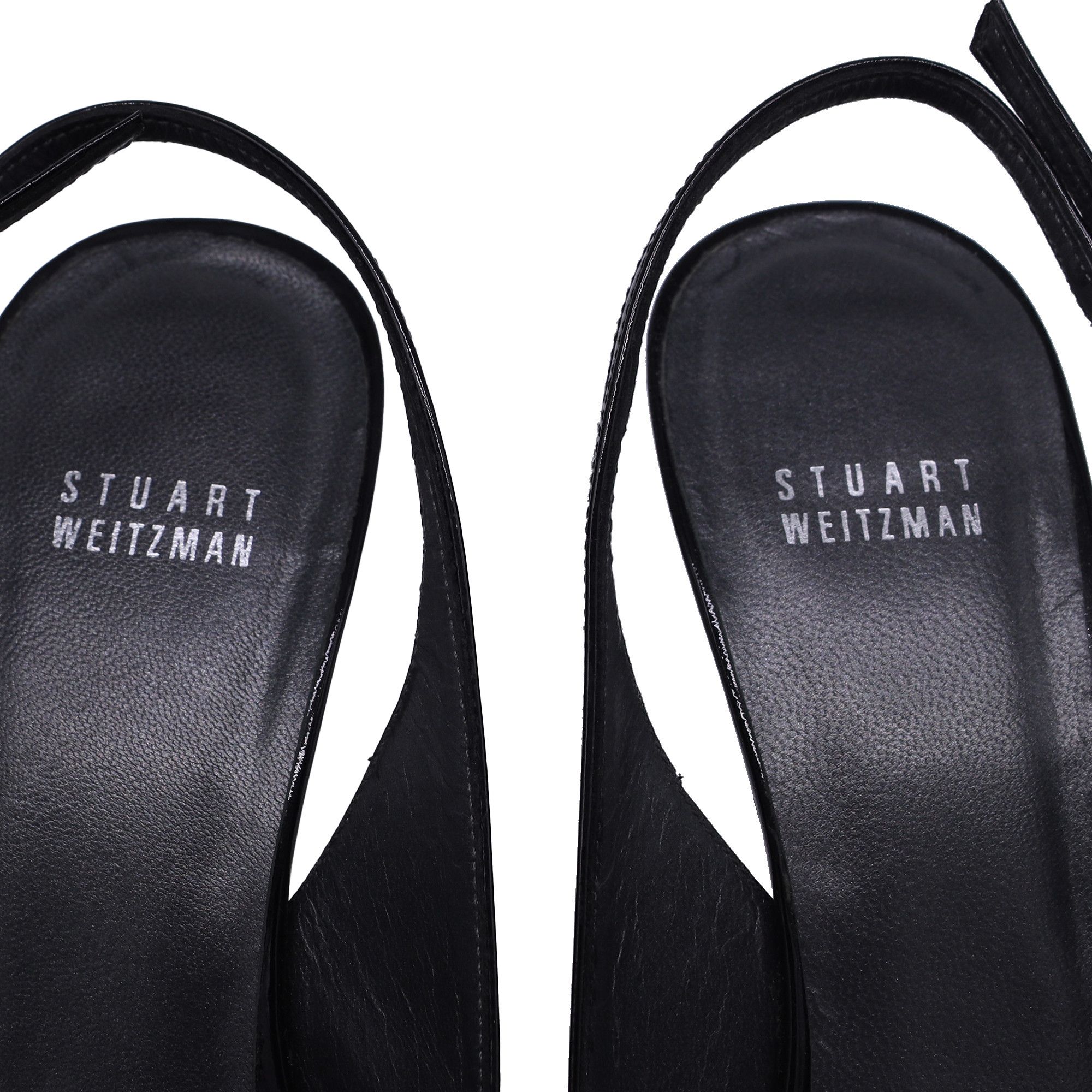 Stuart Weitzman Stuart Weitzman Slingback Pumps in Black Patent Leather Size US 10 / IT 40 - 7 Thumbnail