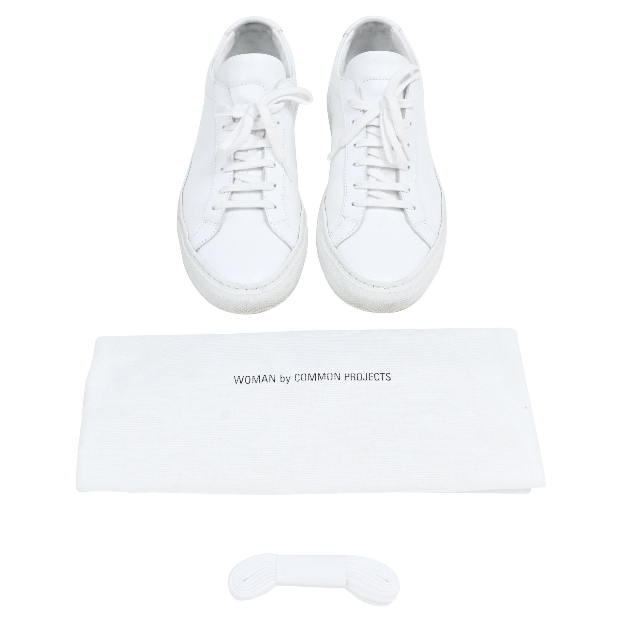 Common Projects Common Projects Original Achilles Sneakers in White Leather Size US 9 / IT 39 - 9 Thumbnail