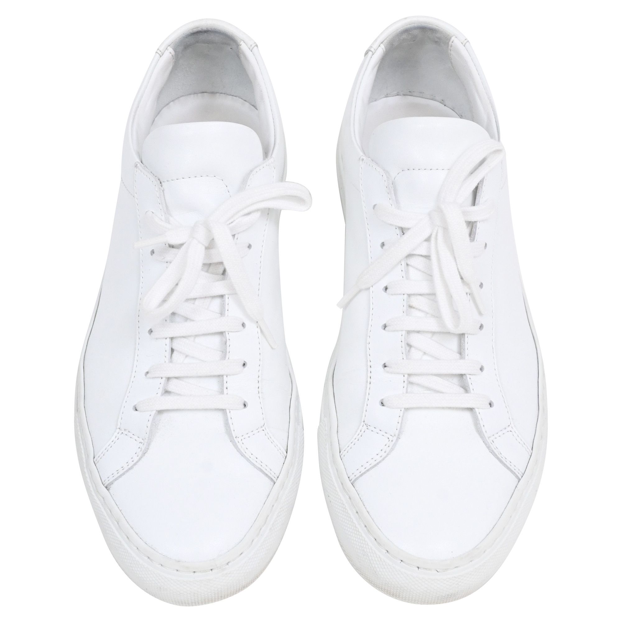Common Projects Common Projects Original Achilles Sneakers in White Leather Size US 9 / IT 39 - 5 Thumbnail