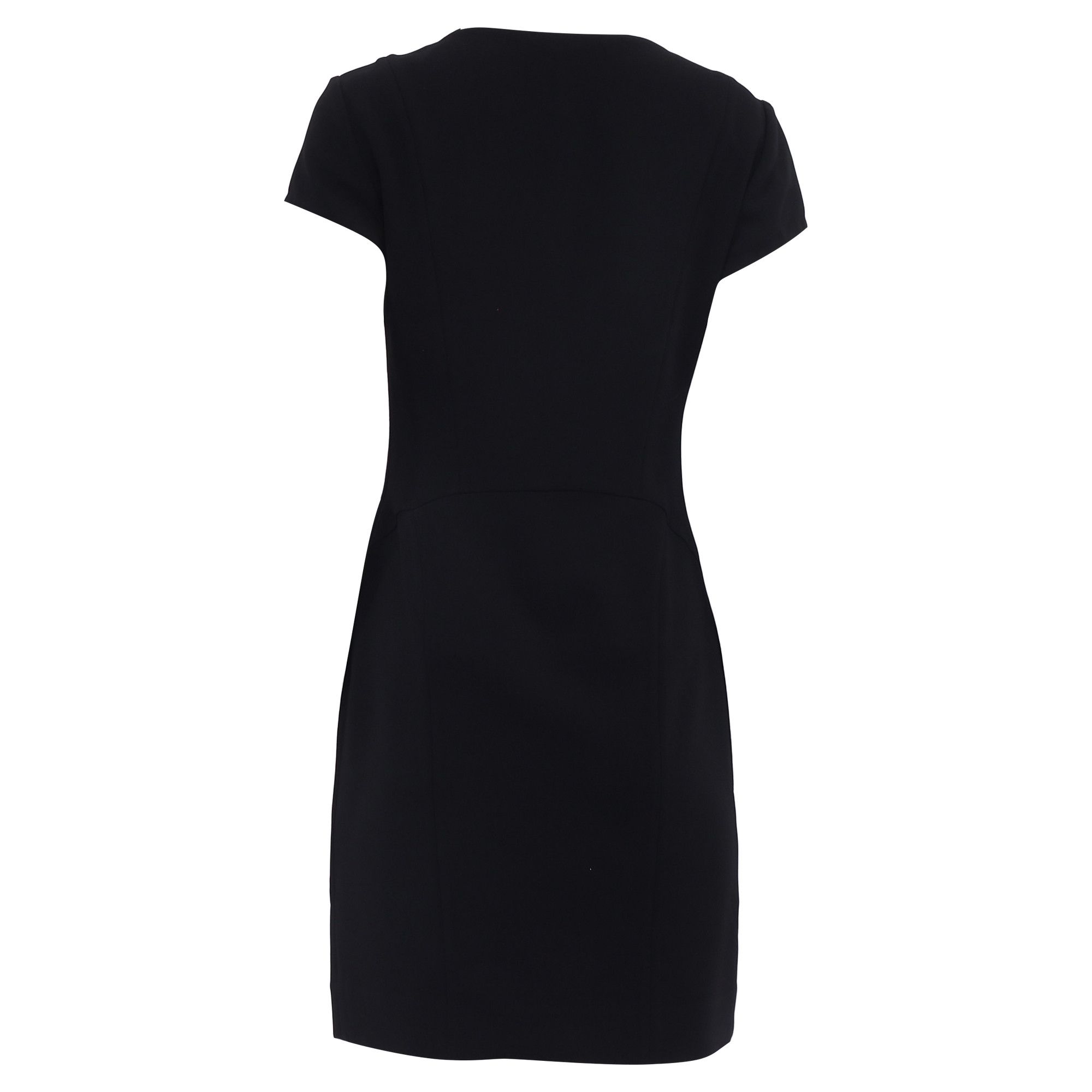 Diane von Furstenberg Diane von Furstenberg Norma Ponte Dress in Black Triacetate Size XXS / US 00 / IT 34 - 4 Thumbnail