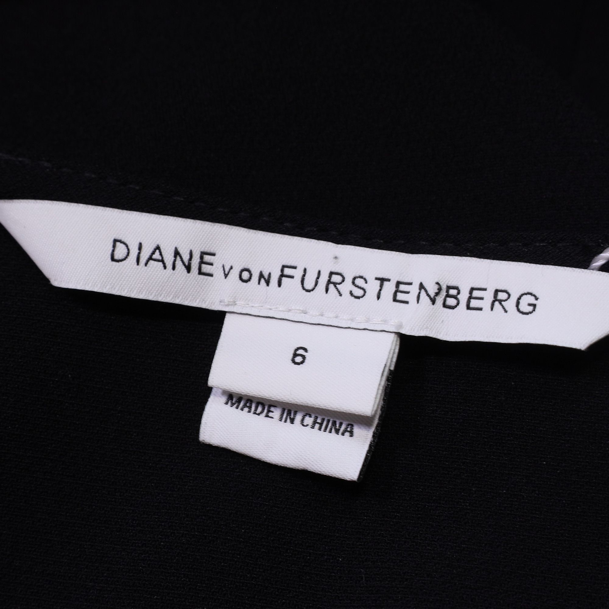 Diane von Furstenberg Diane von Furstenberg Norma Ponte Dress in Black Triacetate Size XXS / US 00 / IT 34 - 5 Thumbnail