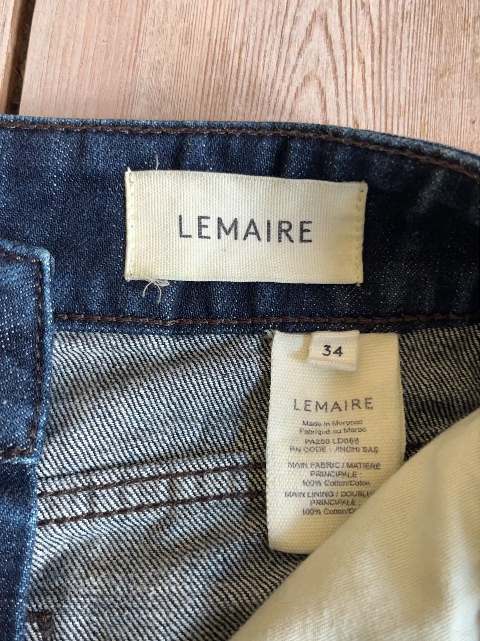 Lemaire Lemaire Jeans Size 25" / US 0 / IT 36 - 2 Thumbnail
