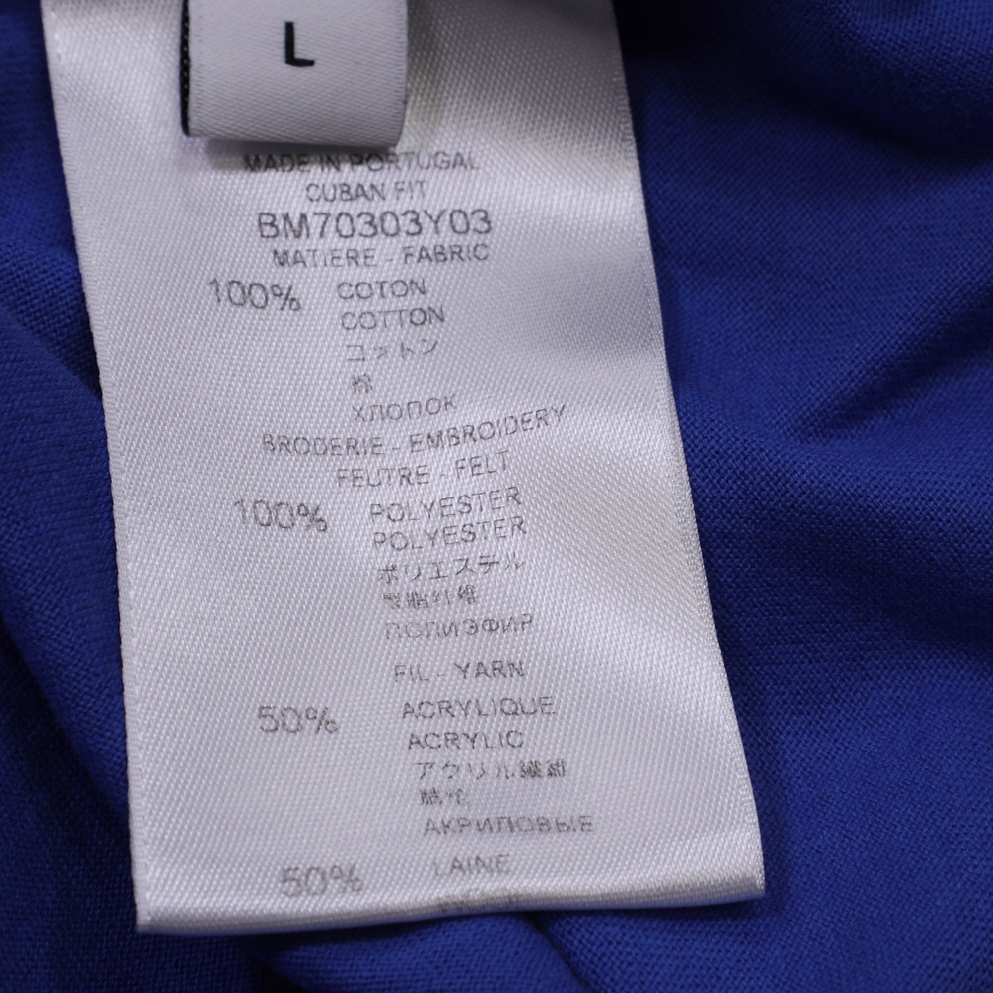 Givenchy Givenchy Star Embroidered T-Shirt in Blue Cotton Size XXS / US 00 / IT 34 - 6 Thumbnail