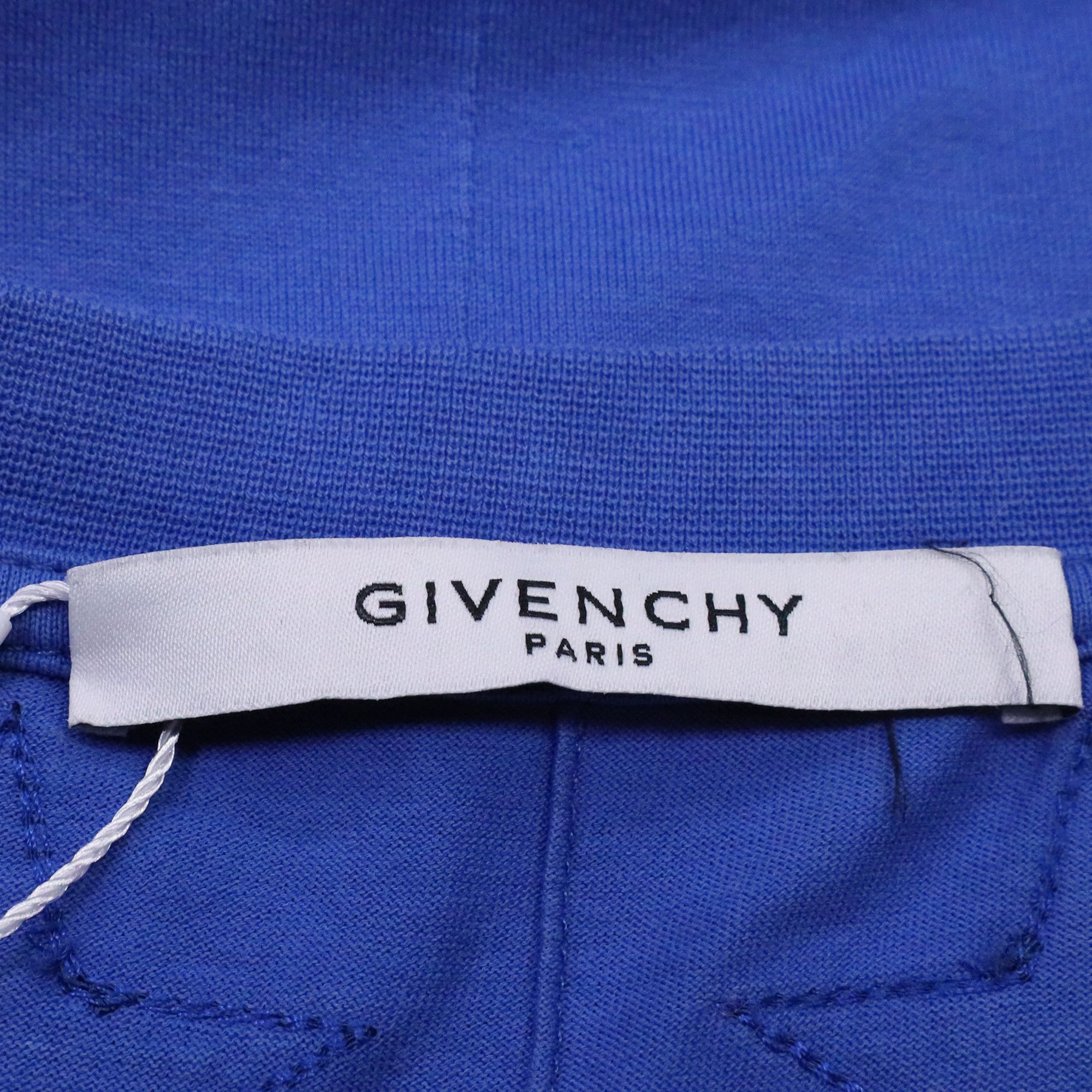 Givenchy Givenchy Star Embroidered T-Shirt in Blue Cotton Size XXS / US 00 / IT 34 - 5 Thumbnail
