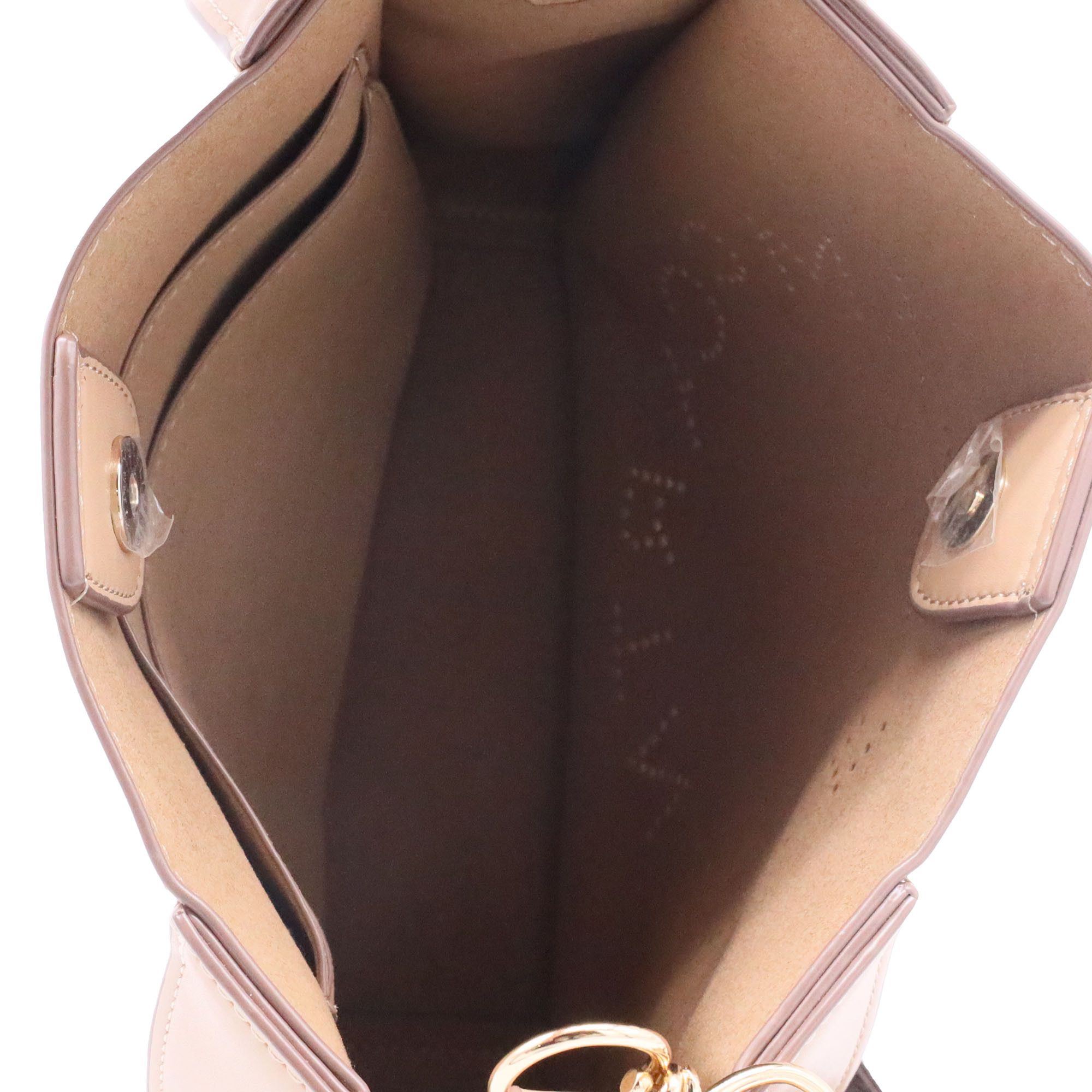 Stella McCartney Stella Mccartney Perforated Logo in Brown Polyurethane Size ONE SIZE - 8 Thumbnail