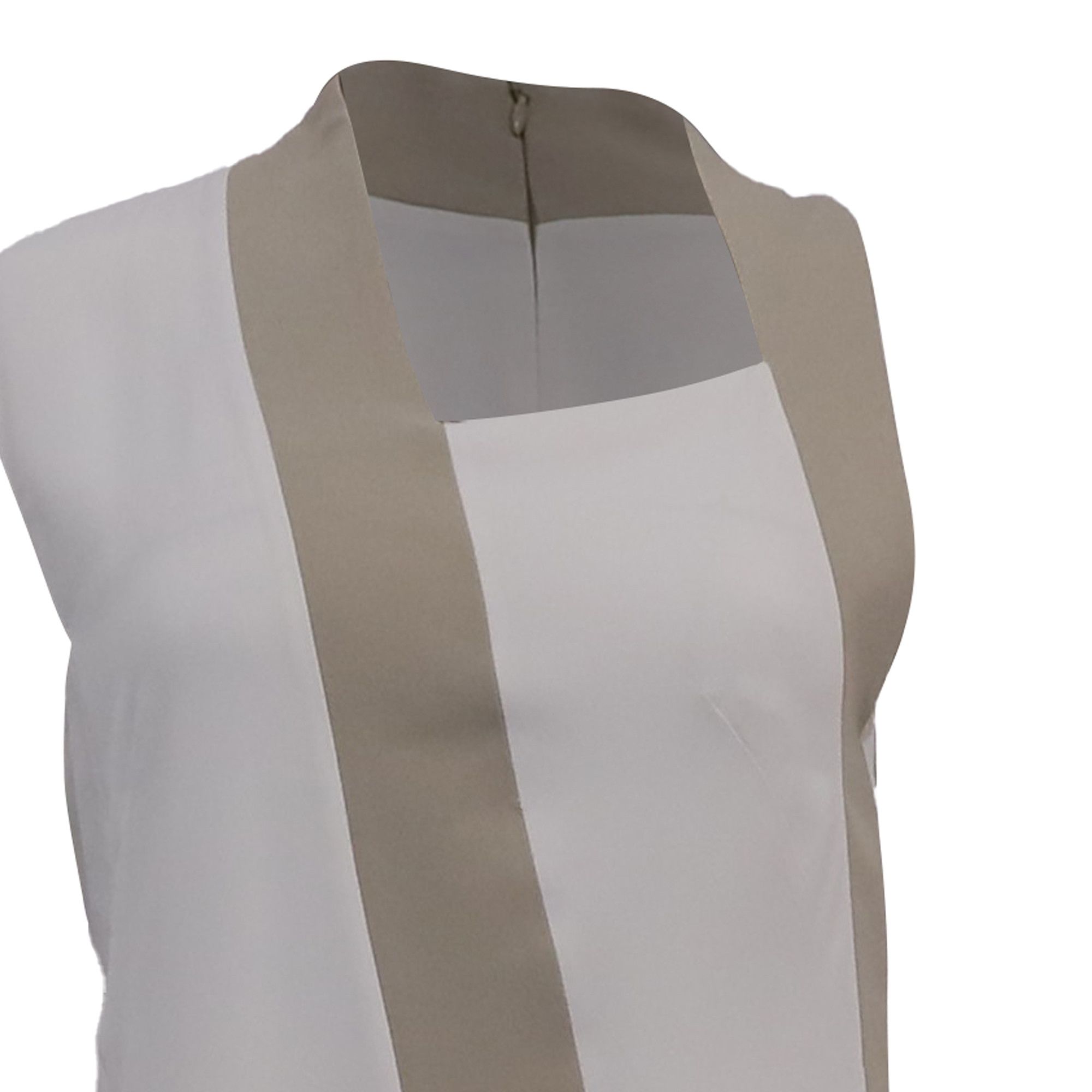 Hugo Boss Boss Hugo Boss Danelava Dress in White Acetate Size XS / US 0-2 / IT 36-38 - 2 Thumbnail