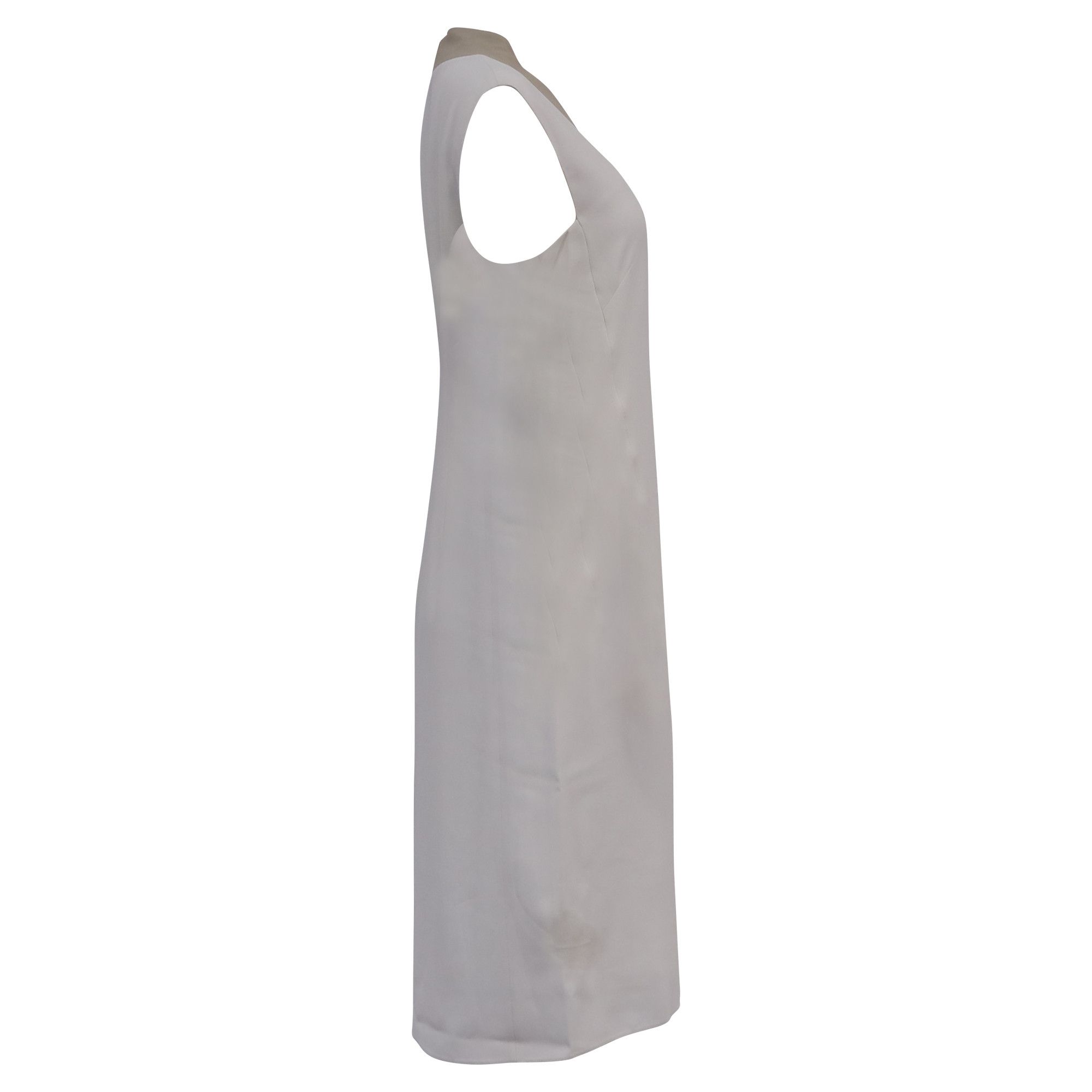 Hugo Boss Boss Hugo Boss Danelava Dress in White Acetate Size XS / US 0-2 / IT 36-38 - 3 Thumbnail
