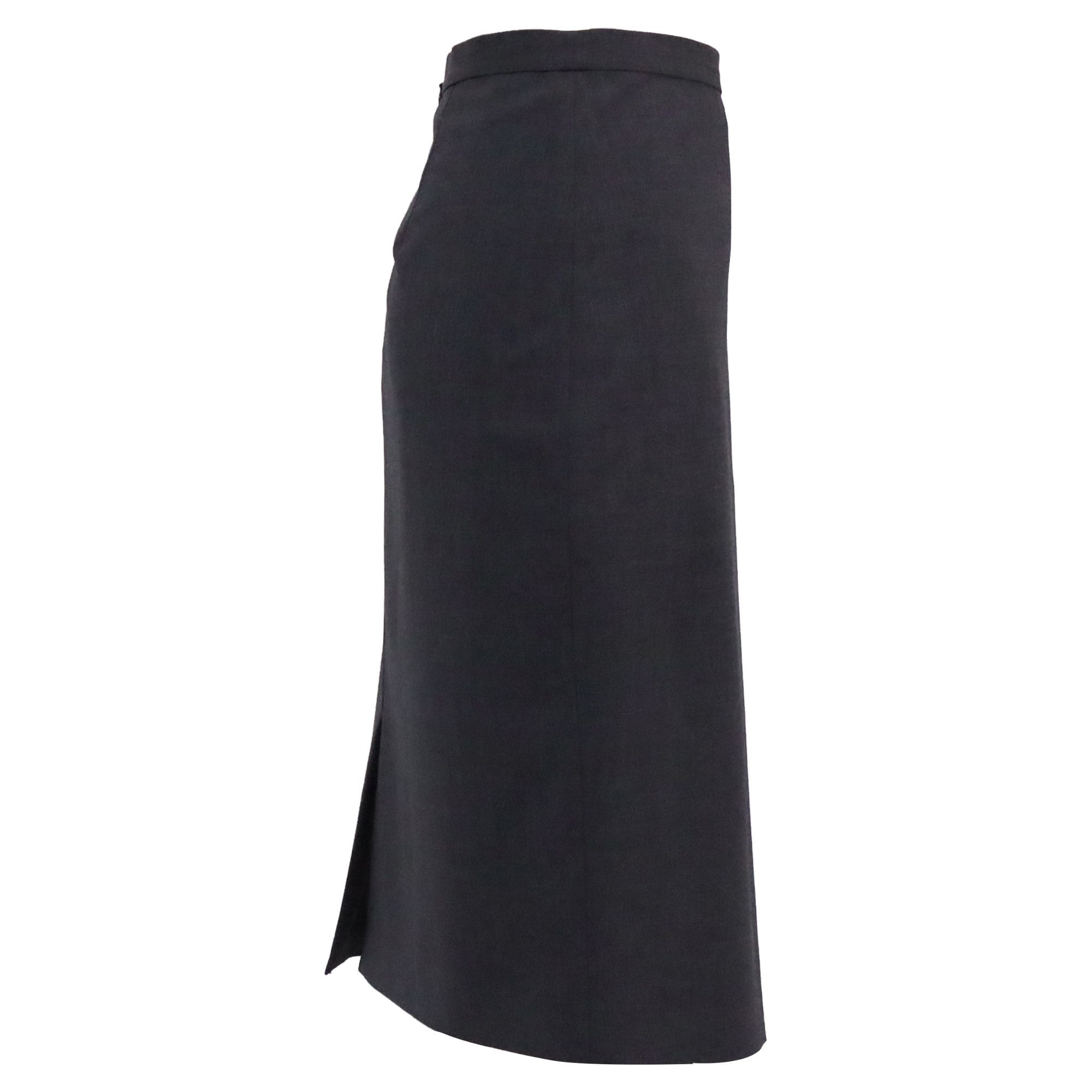 Theory Theory Pencil Skirt in Grey Wool Size 27" / US 4 / IT 40 - 2 Thumbnail