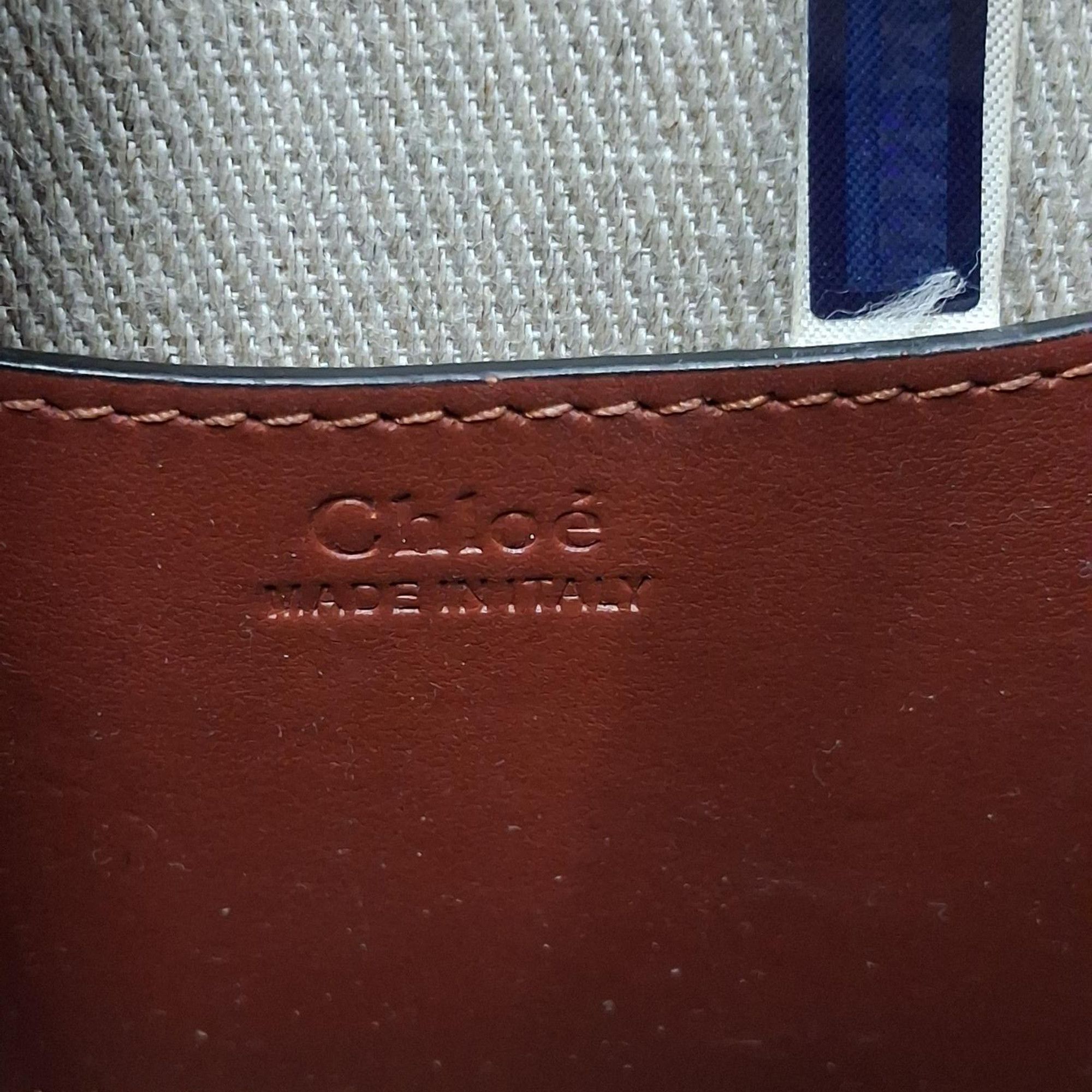 Chloe Chloé Small Tess Shoulder Bag in Brown Calfskin Leather Size ONE SIZE - 7 Thumbnail