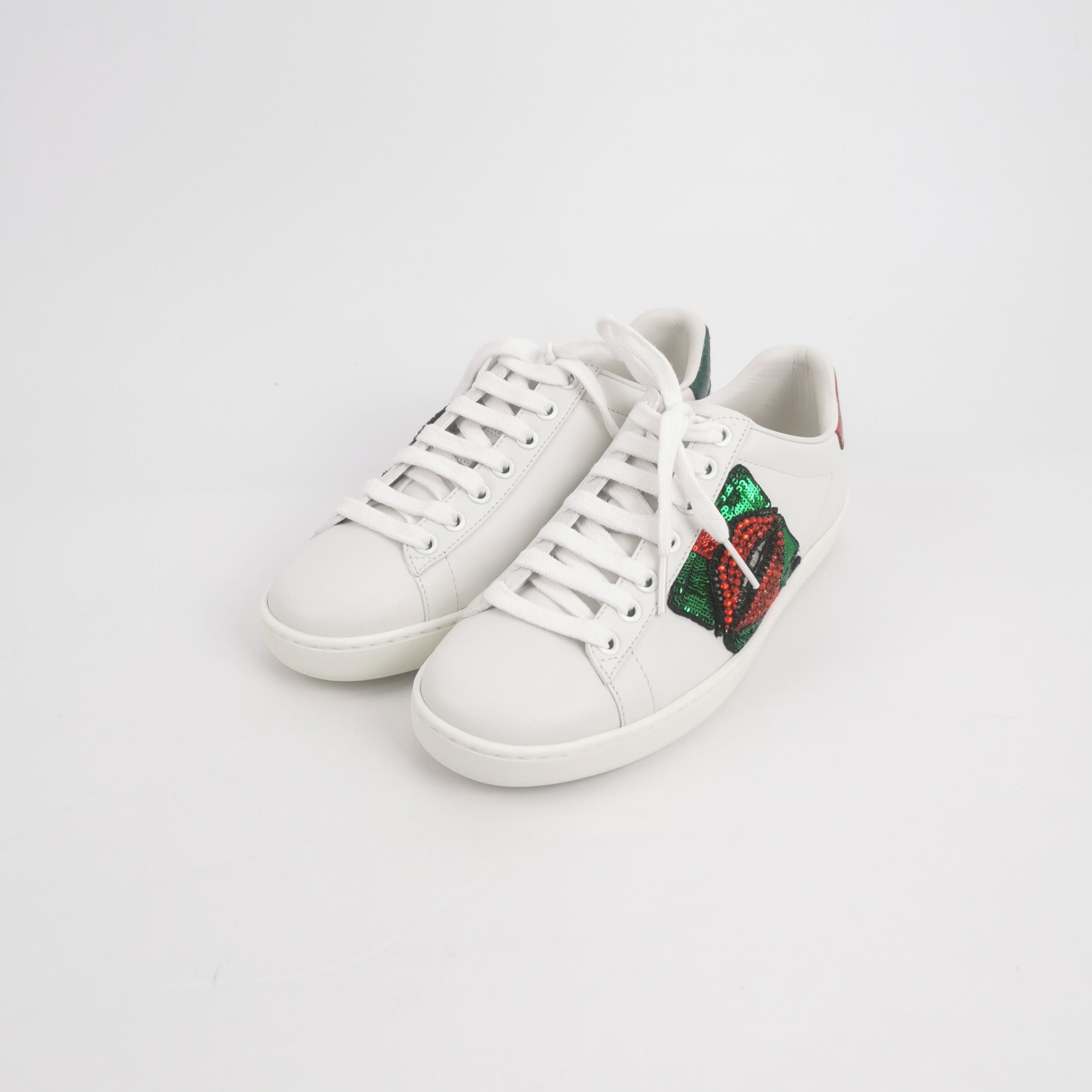 Gucci Gucci Women 5 Lowtop Sneakers Size US 5 / IT 35 - 2 Thumbnail