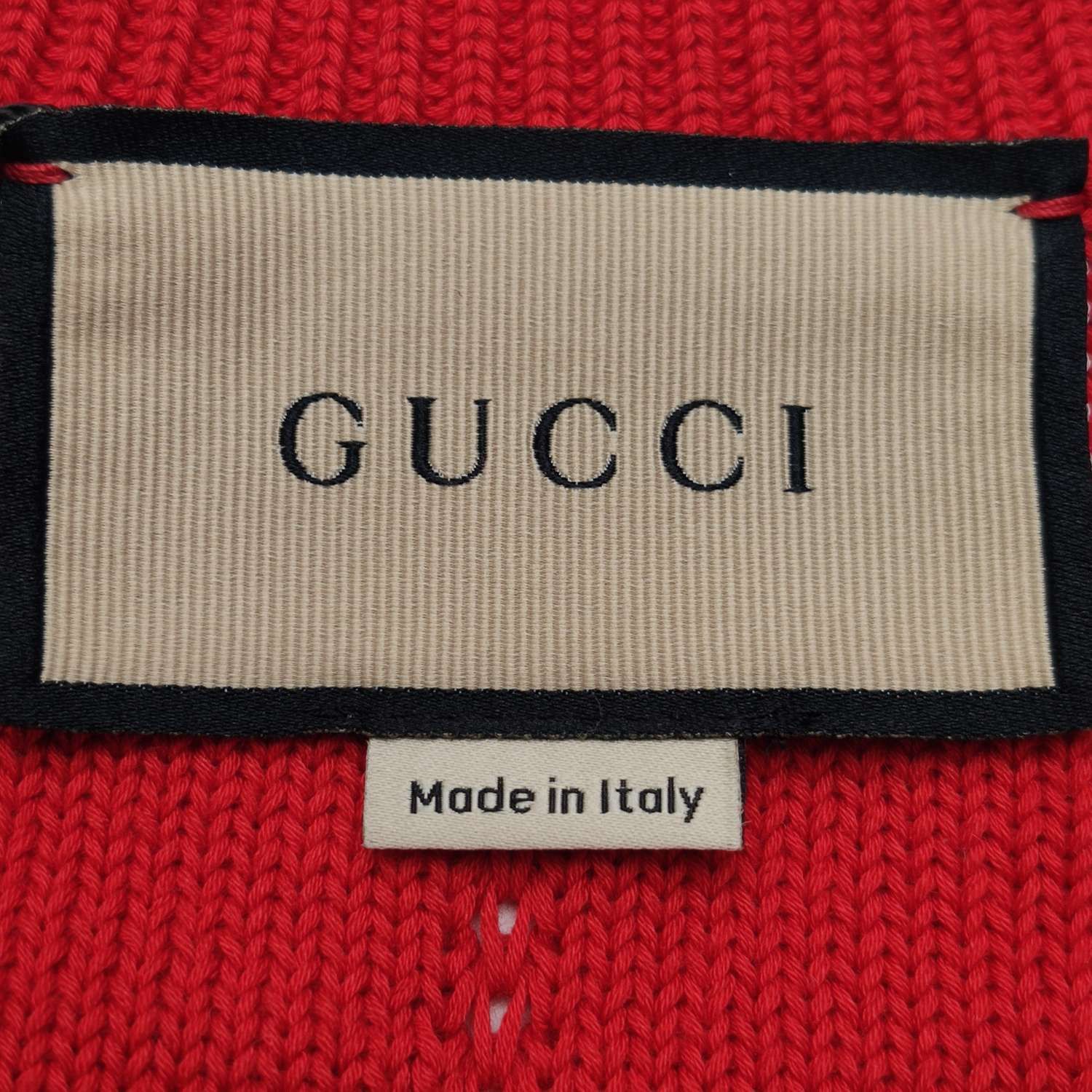 Gucci Gucci Floral Embroidered V-Neck Sweater Size M Size US M / EU 48-50 / 2 - 6 Thumbnail